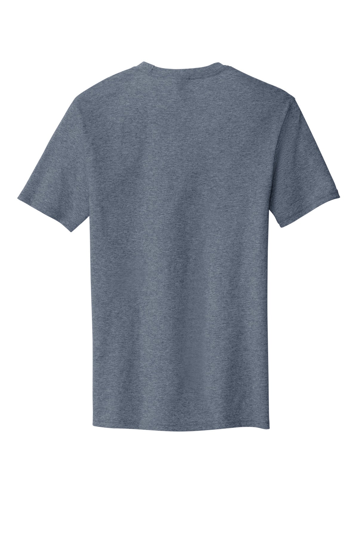Rear View of HtdNavy District The Concert Tee DT5000