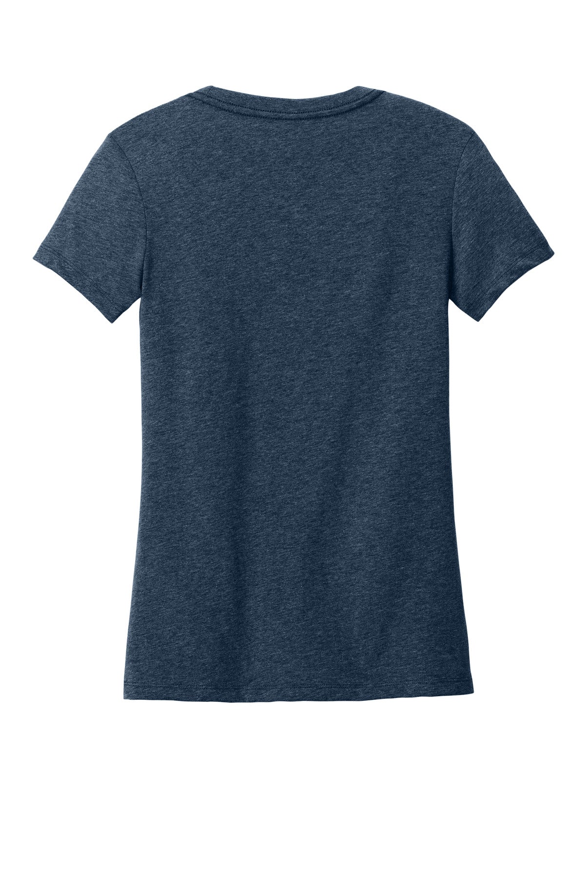 Rear View of HtdNavy District Women's Perfect Weight CVC Tee DT188