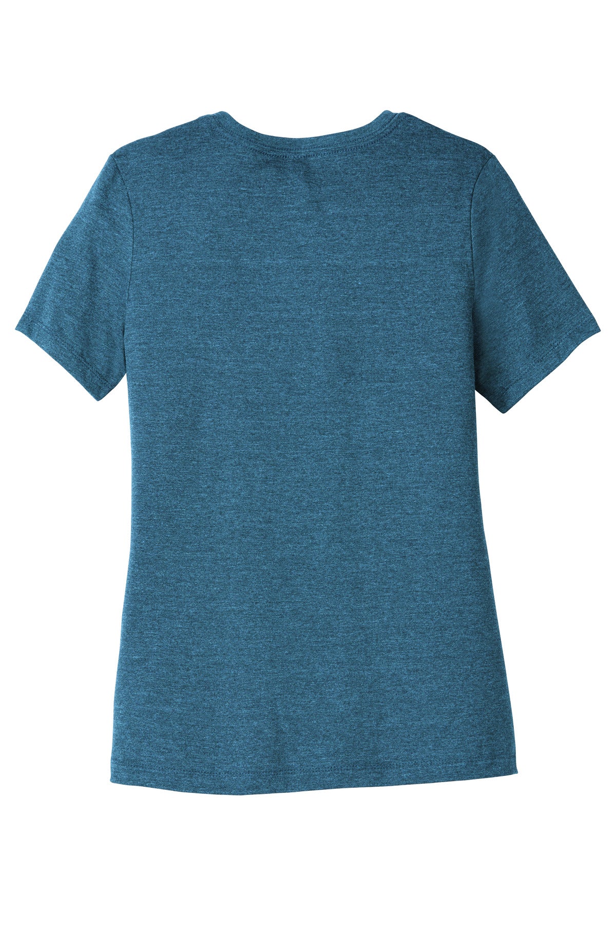 Rear View of HtDpTeal BELLA+CANVAS Women's Relaxed CVC Tee BC6400CVC