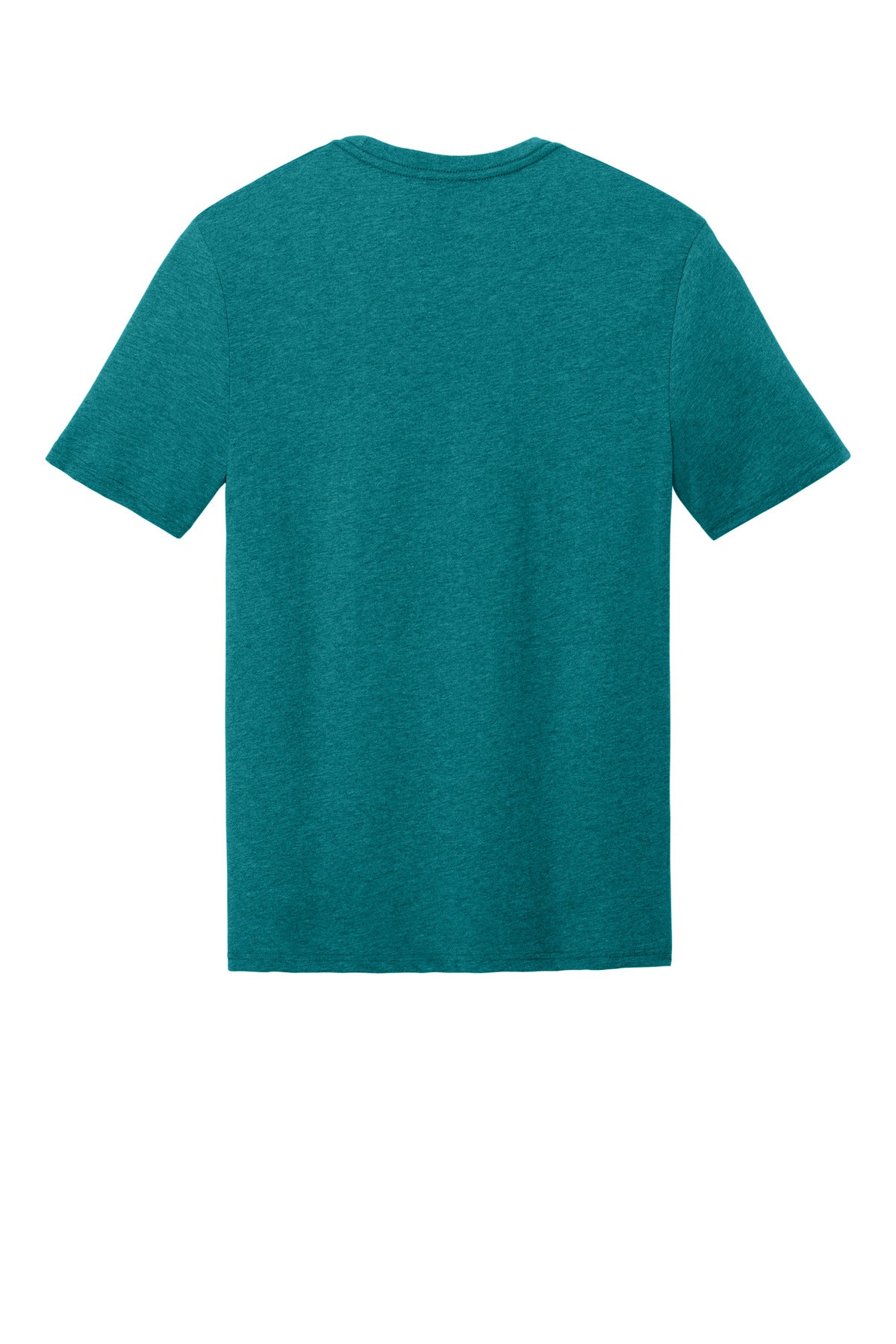 Rear View of HtdTeal District Perfect Weight CVC Tee DT184