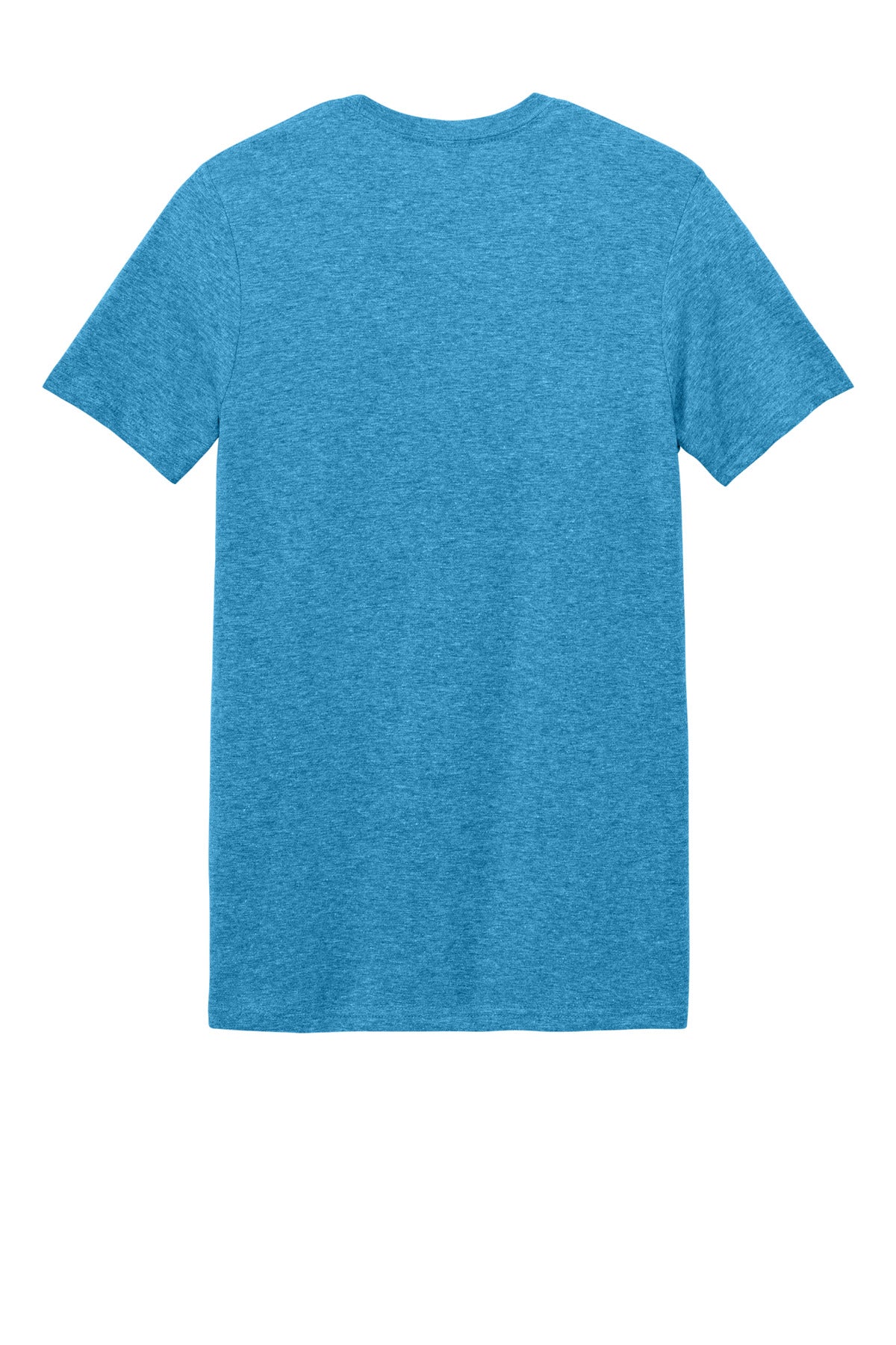 Rear View of Hthr Sapphire Gildan Softstyle T-Shirt. 64000