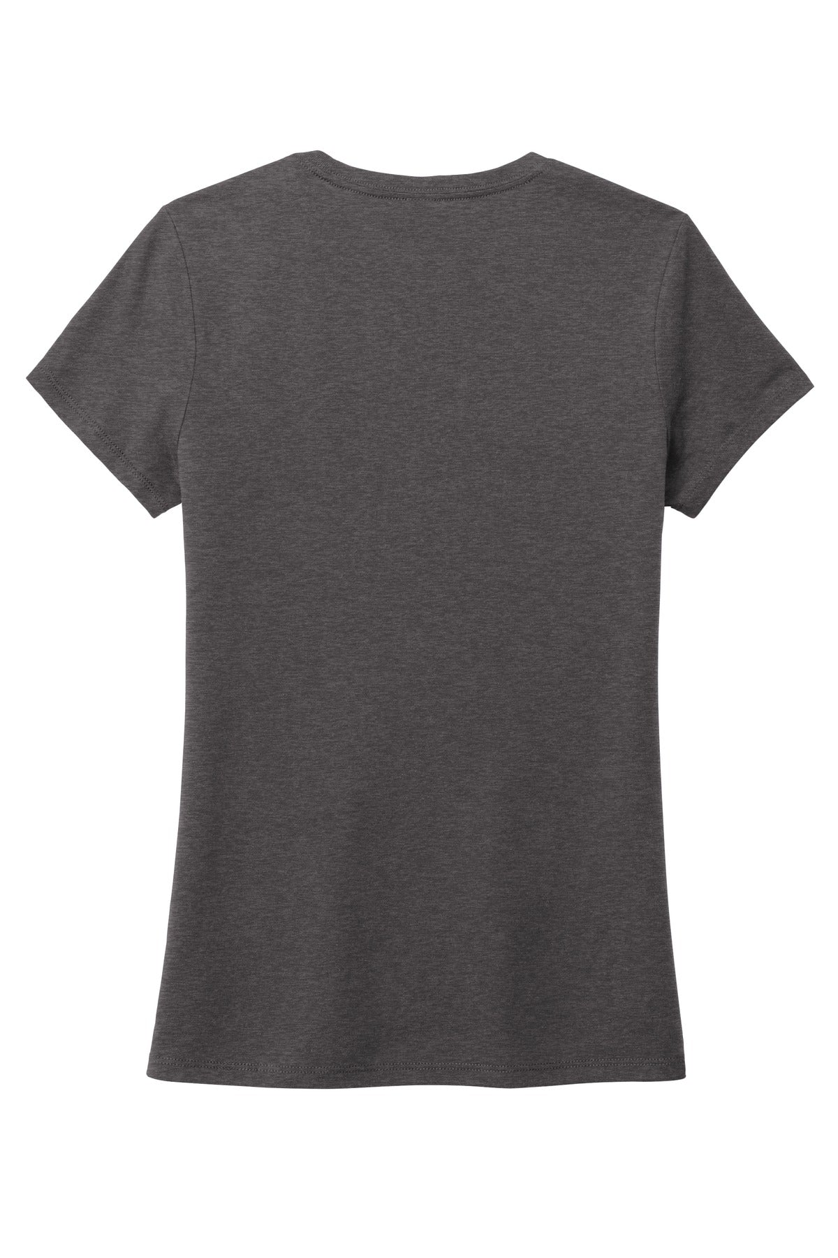 Rear View of Hthrd Charcoal District Women's Perfect Tri Tee. DM130L
