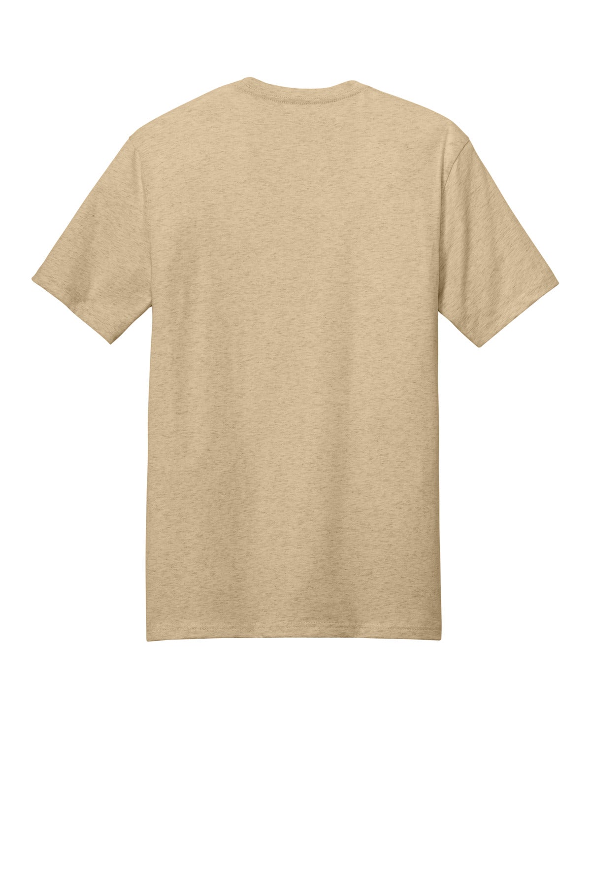 Rear View of Hthrd Latte District Perfect Weight Tee. DT104