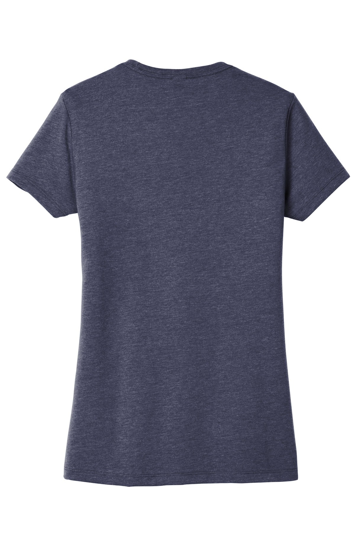 Rear View of Hthrd Navy District Women's Very Important Tee . DT6002