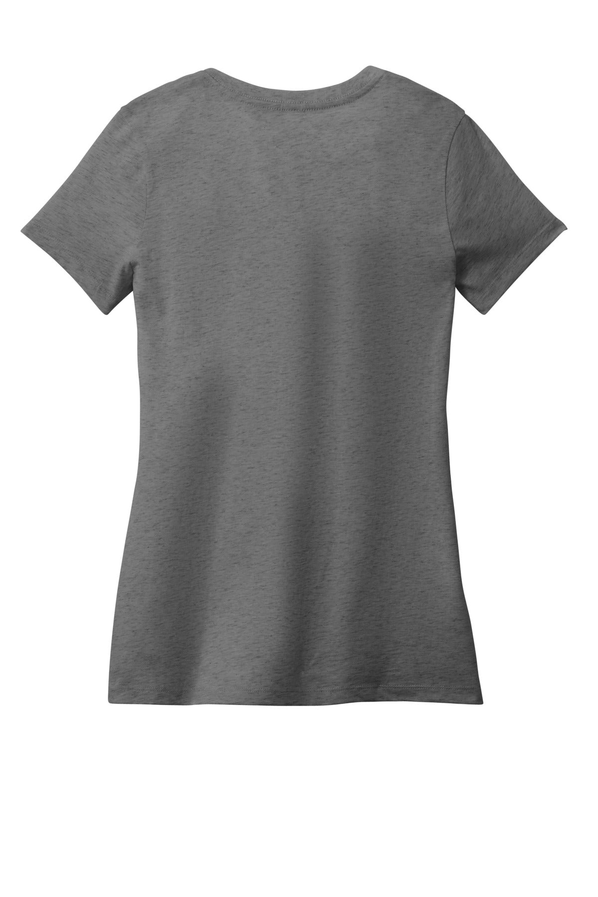 Rear View of Hthrd Nickel District - Women's Perfect Weight V-Neck Tee. DM1170L