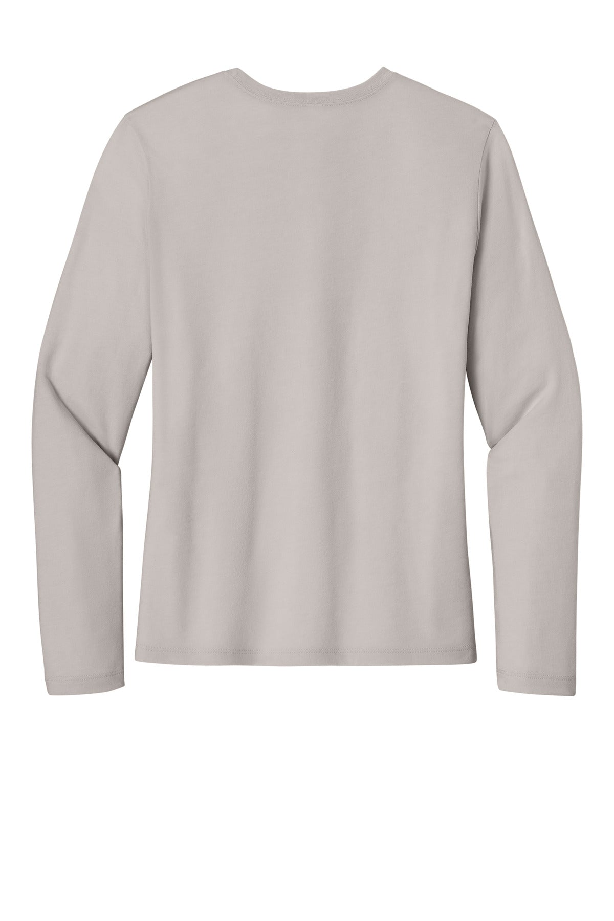 Rear View of HthrDust BELLA+CANVAS Women's Jersey Long Sleeve Tee BC6500