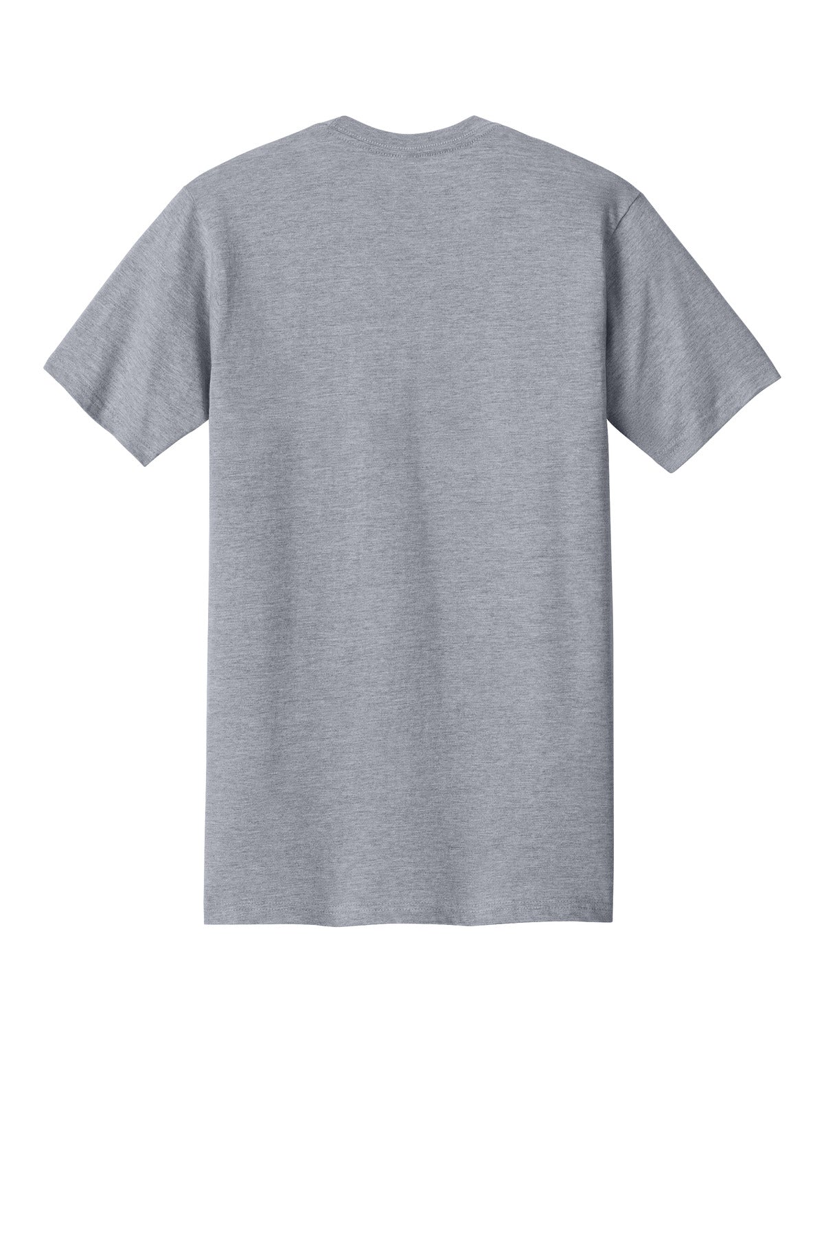 Rear View of HthrGray Next Level Apparel Ideal Jersey Tee NL1810