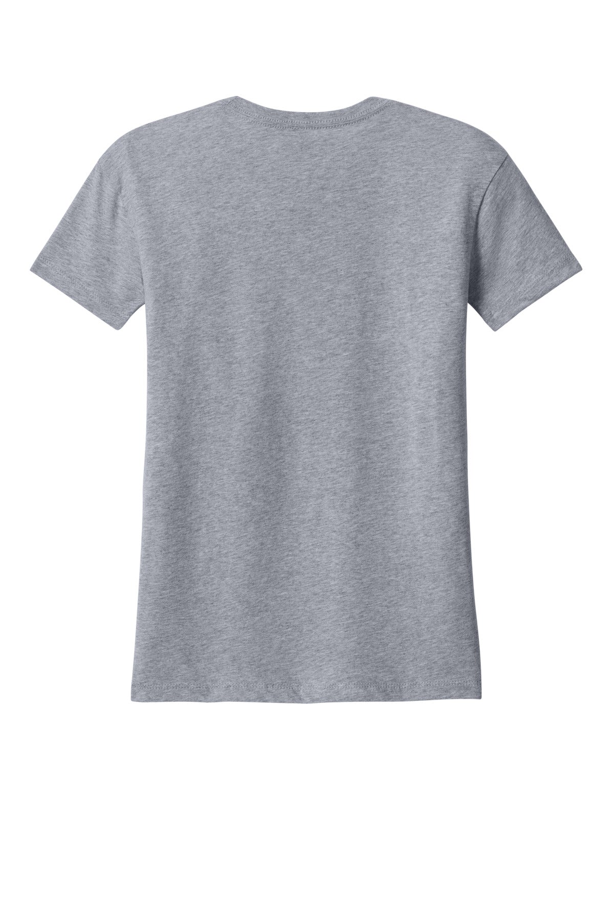 Rear View of HthrGray Next Level Apparel Women's Cotton Relaxed Tee NL3910
