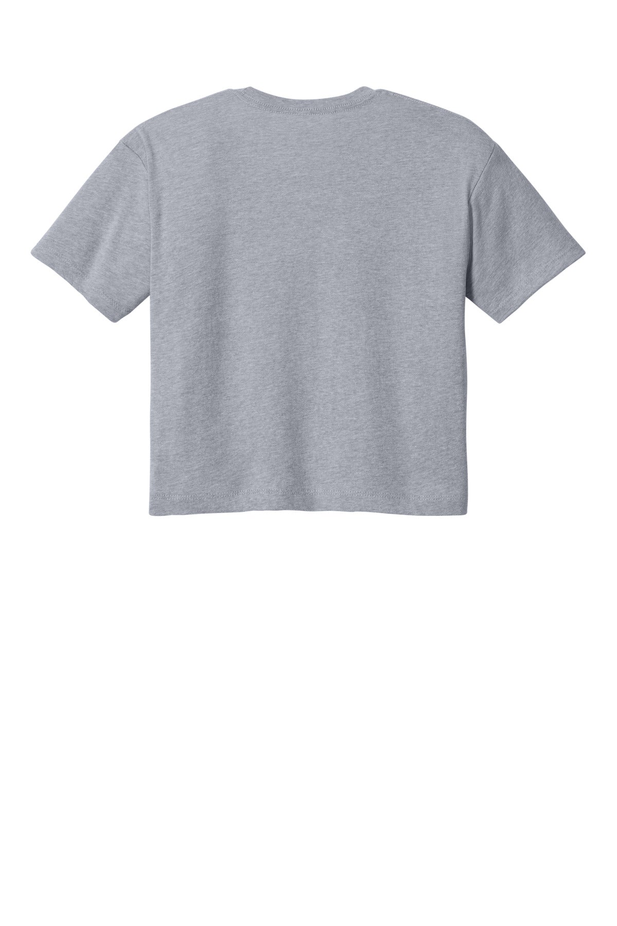 Rear View of HthrGray Next Level Apparel Women's Ideal Crop Top NL1580