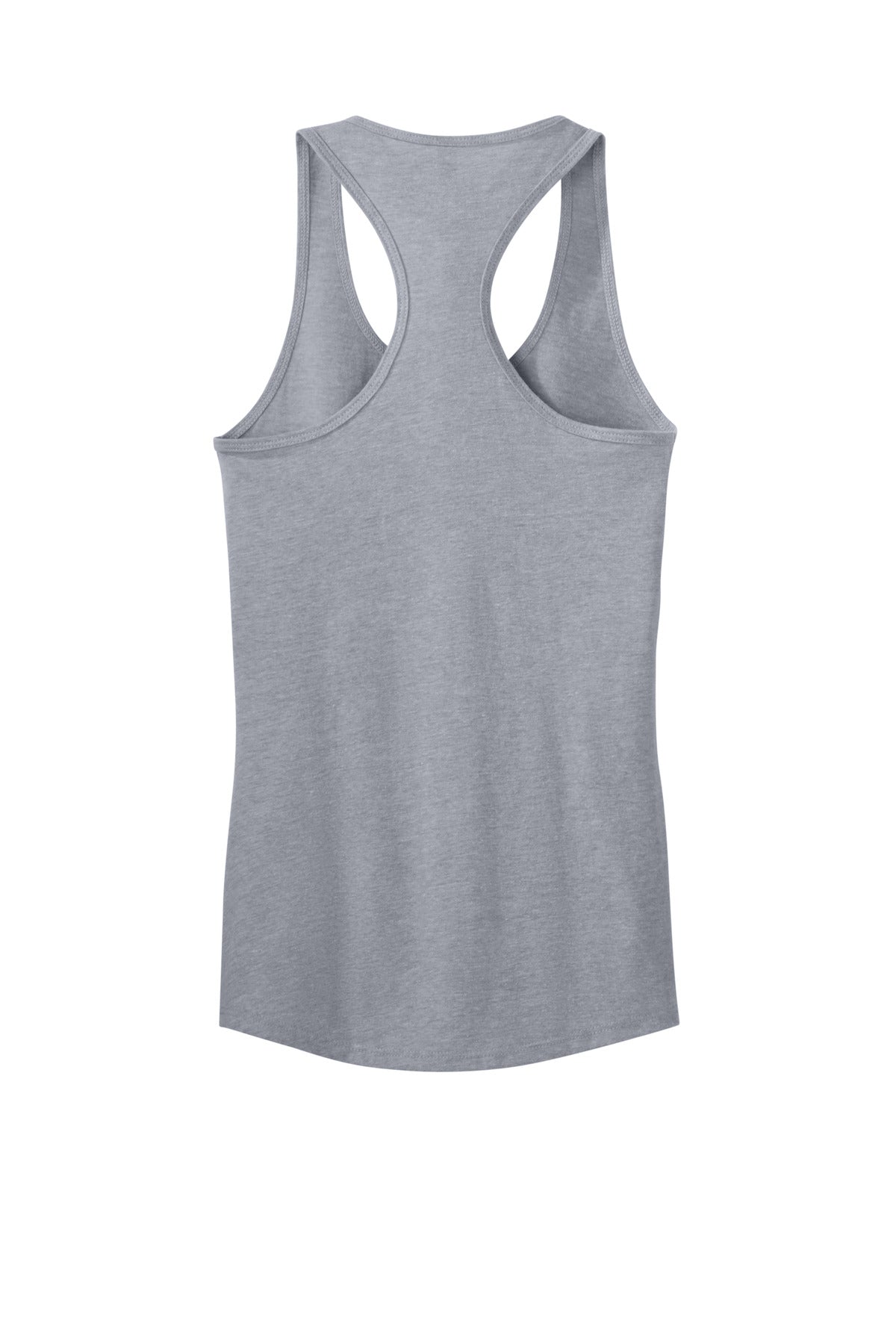 Rear View of HthrGray Next Level Apparel Women's Ideal Racerback Tank NL1533