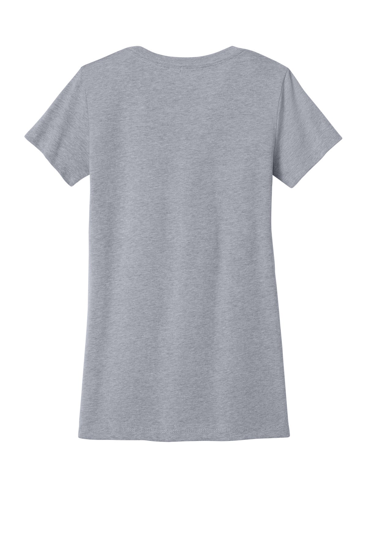 Rear View of HthrGray Next Level Apparel Women's Ideal Tee NL1510