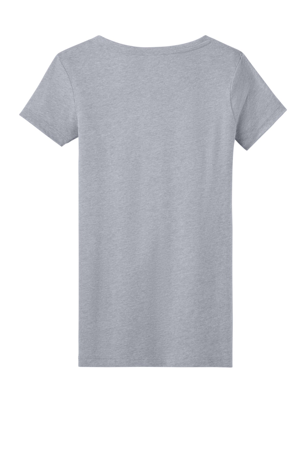 Rear View of HthrGray Next Level Apparel Women's Ideal V-Neck Tee NL1540