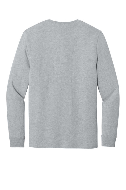 Rear View of HthrGrey Carhartt Long Sleeve T-Shirt CT106921