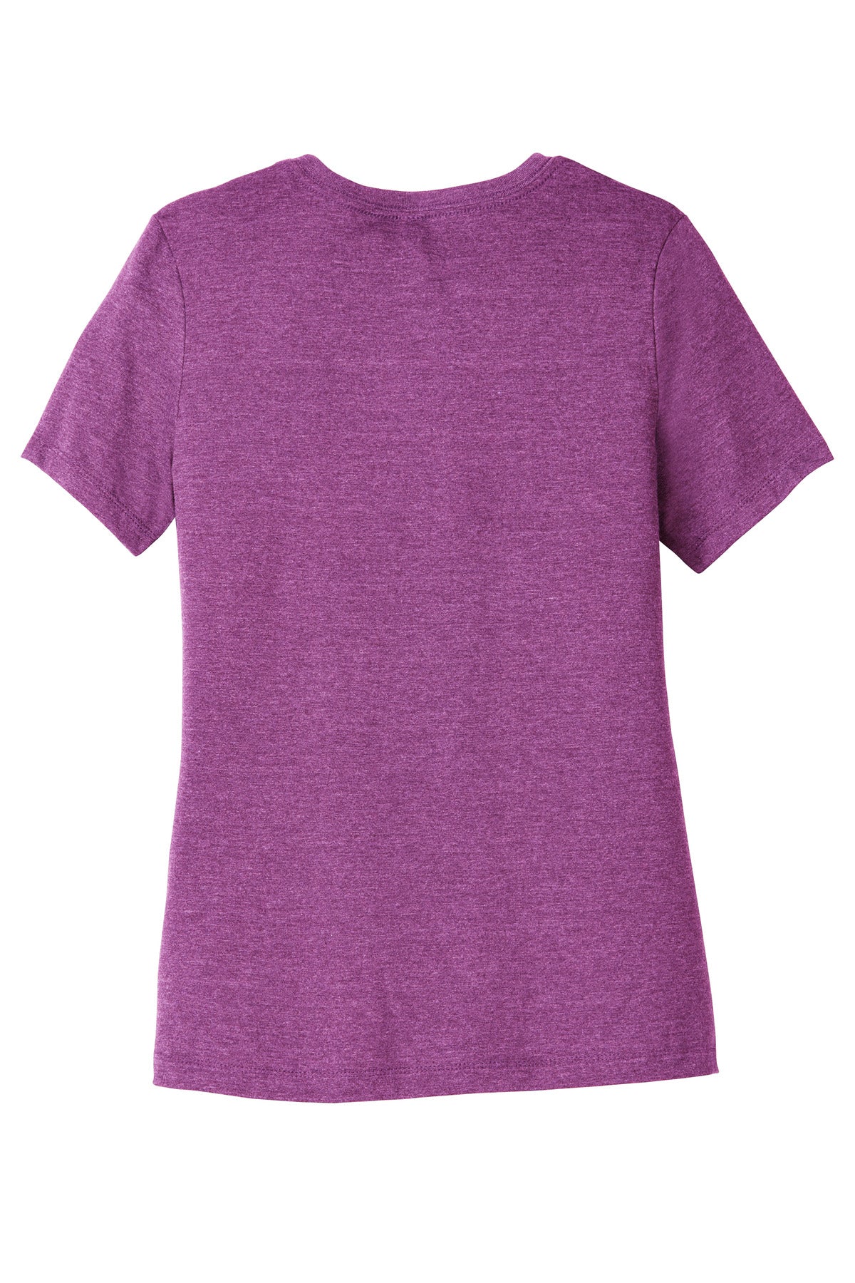 Rear View of HthrMagnta BELLA+CANVAS Women's Relaxed CVC Tee BC6400CVC
