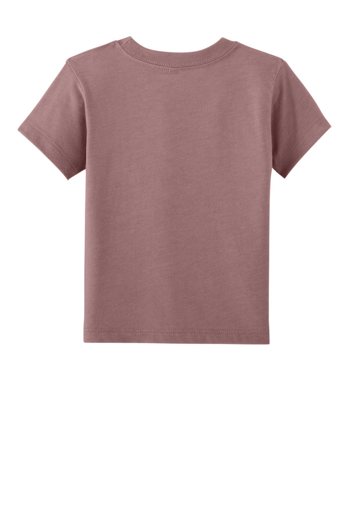Rear View of HthrMauve BELLA+CANVAS Toddler Short Sleeve Tee BC3001T