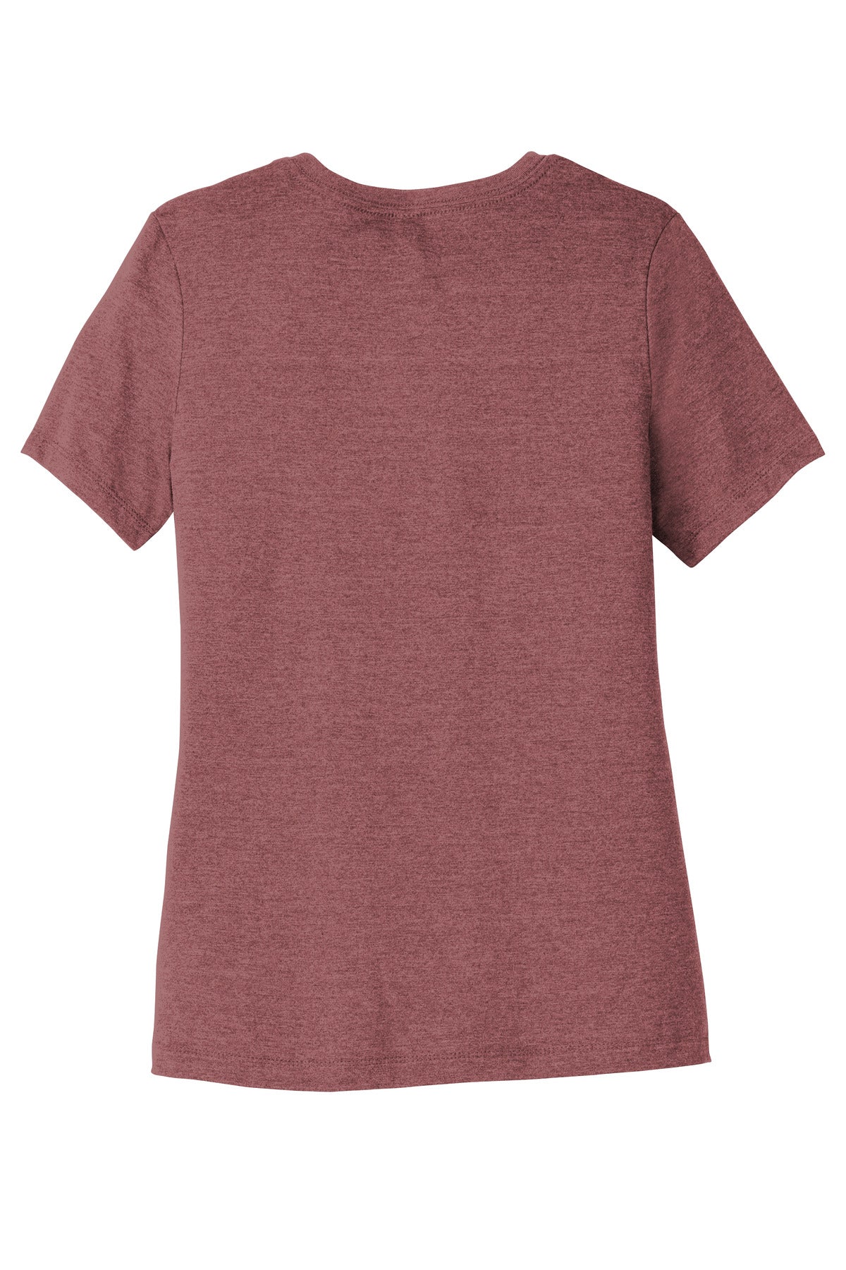 Rear View of HthrMauve BELLA+CANVAS Women's Relaxed CVC Tee BC6400CVC