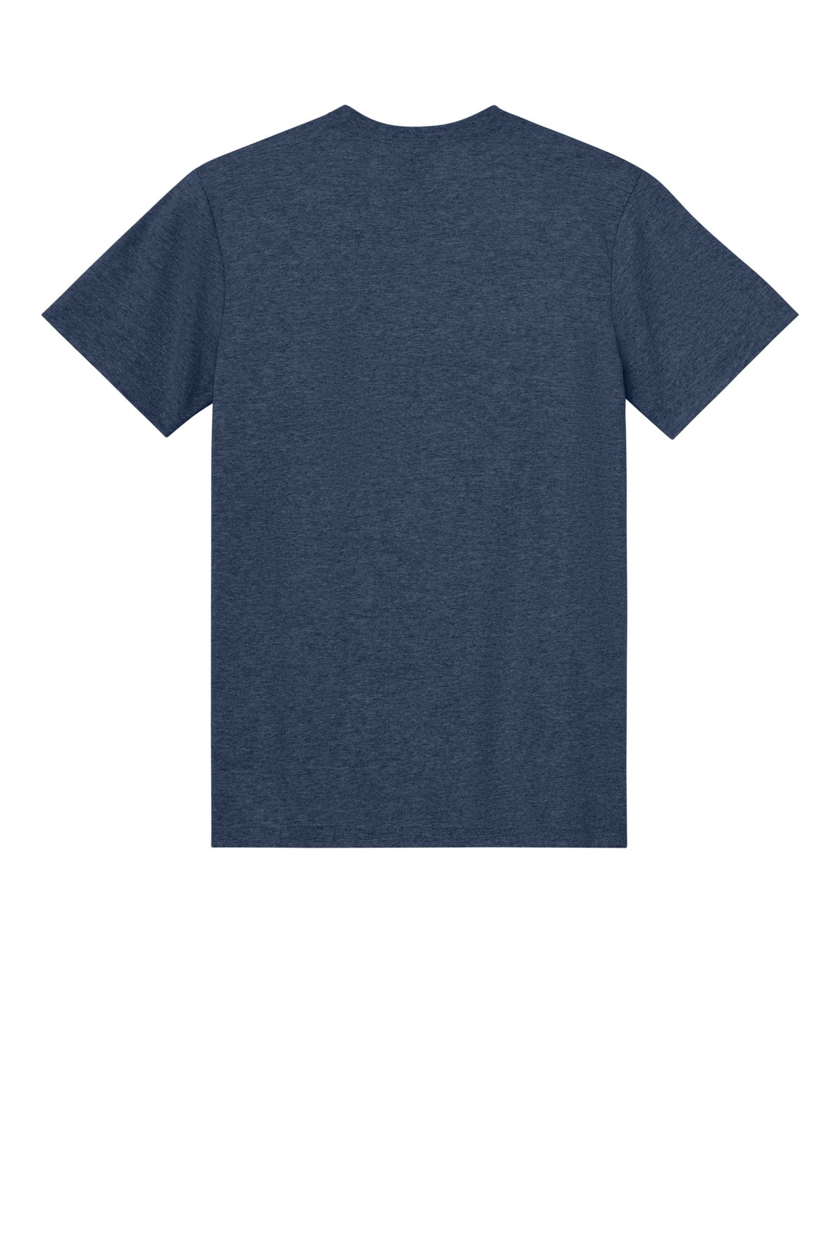 Rear View of HthrNavy Gildan Light Cotton Tee 3000