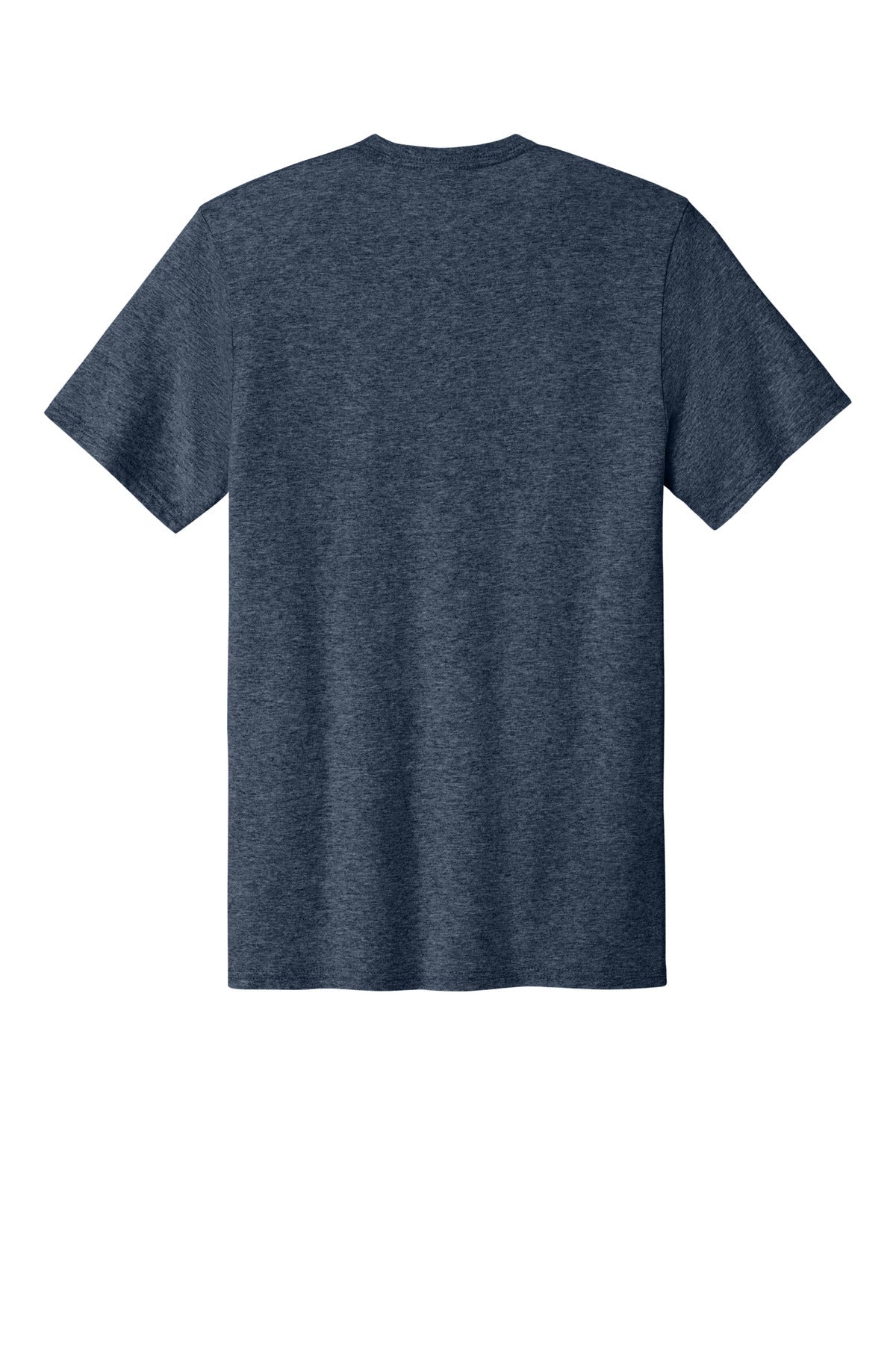Rear View of HthrNavy Port & Co Easy Cotton Tee PC43