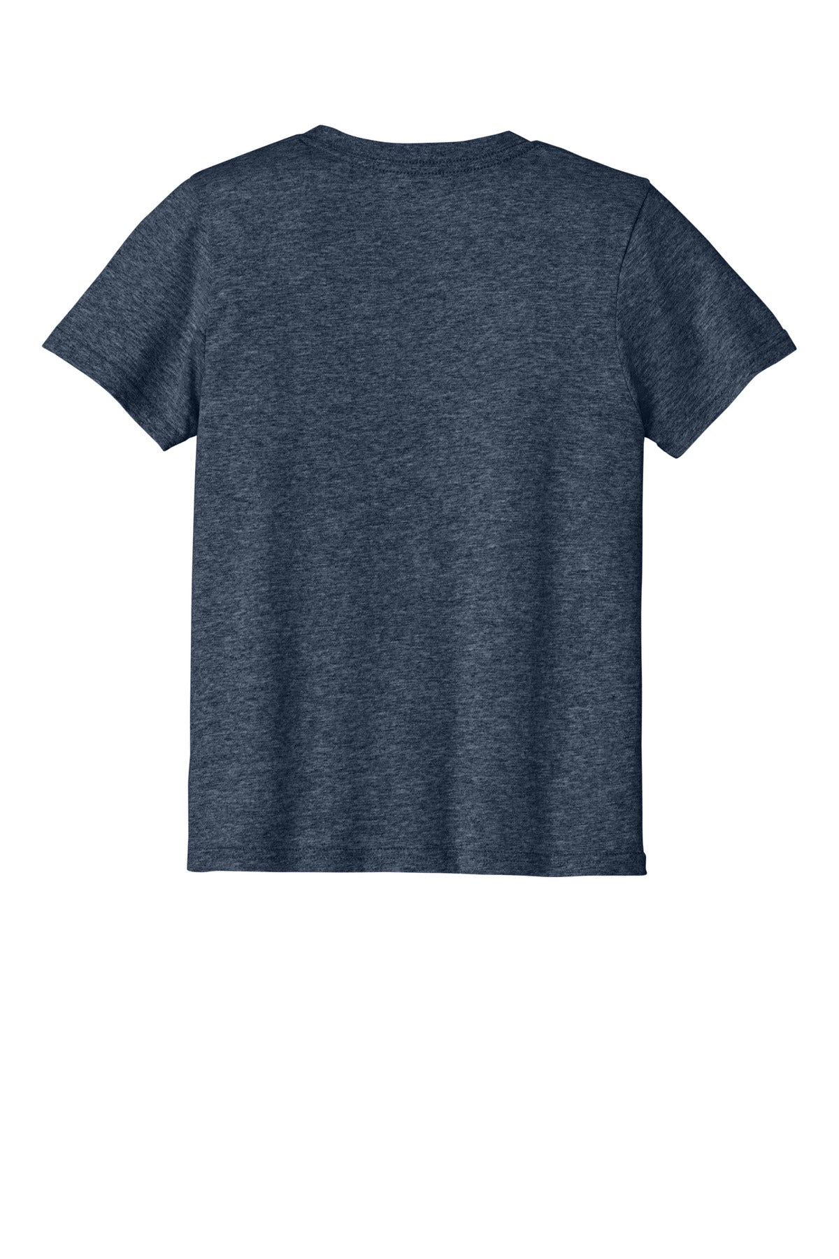 Rear View of HthrNavy Port & Co Youth Easy Cotton Tee PC43Y