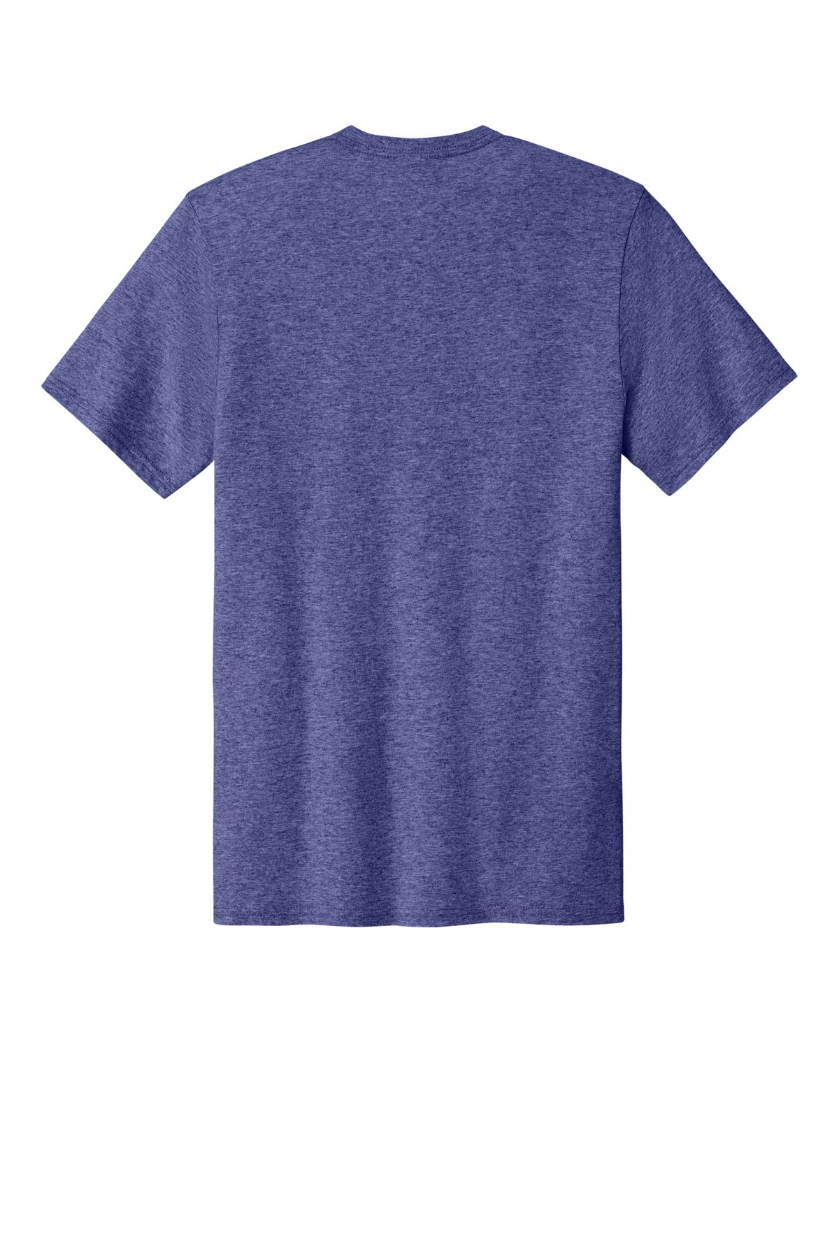 Rear View of HthrPurple Port & Co Easy Cotton Tee PC43