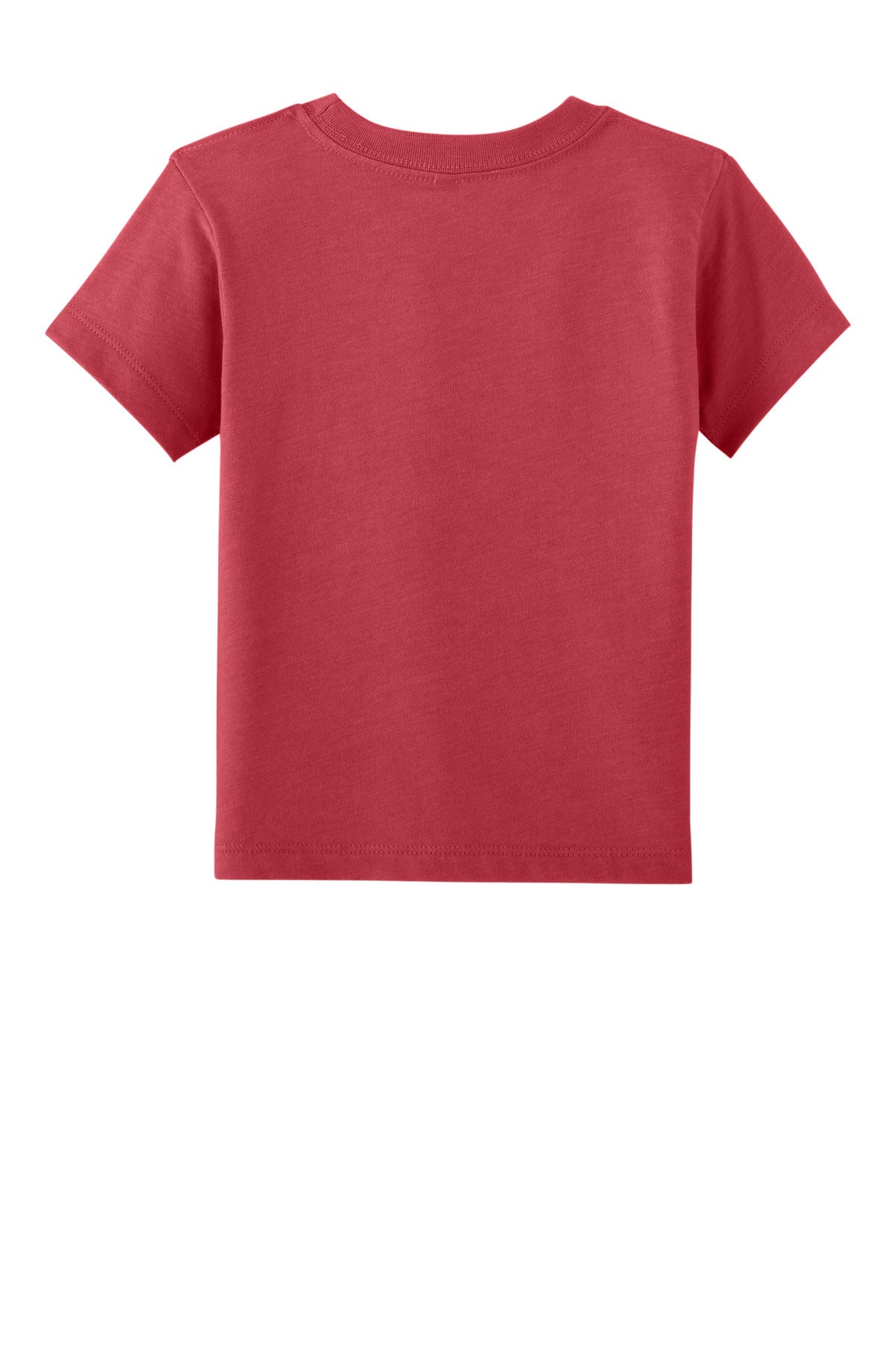 Rear View of HthrRed BELLA+CANVAS Toddler Short Sleeve Tee BC3001T