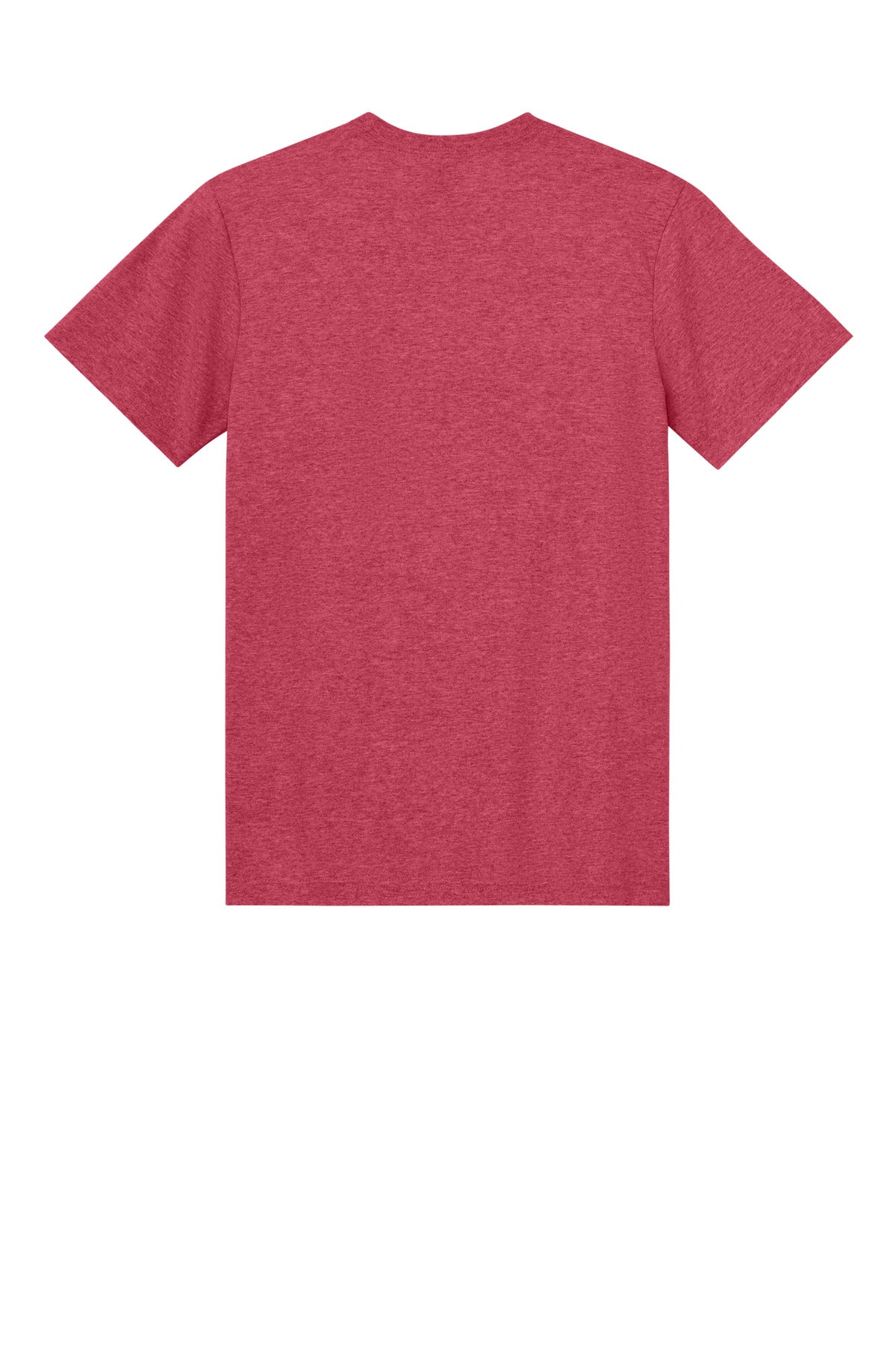 Rear View of HthrRed Gildan Light Cotton Tee 3000