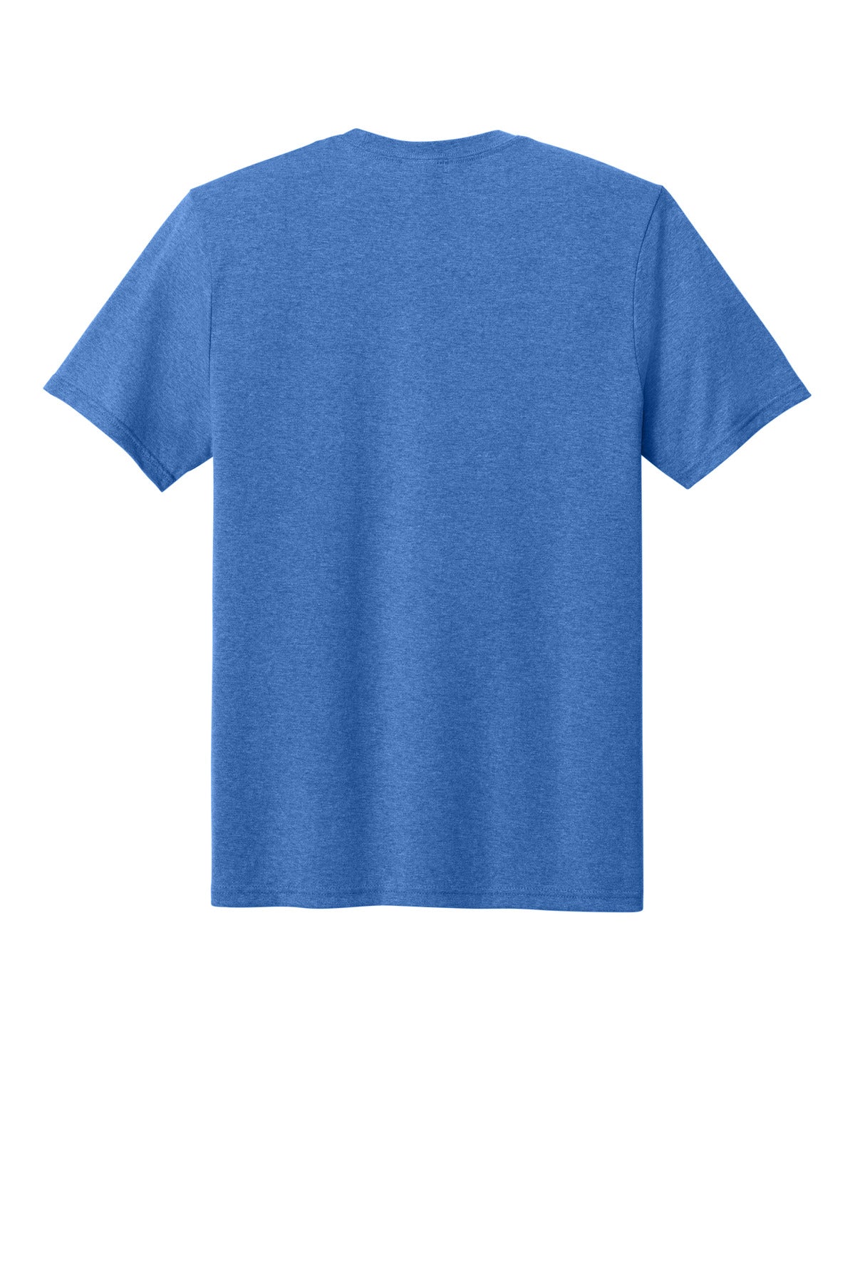 Rear View of HthrRoyal Port & Co Tri-Blend Tee. PC330