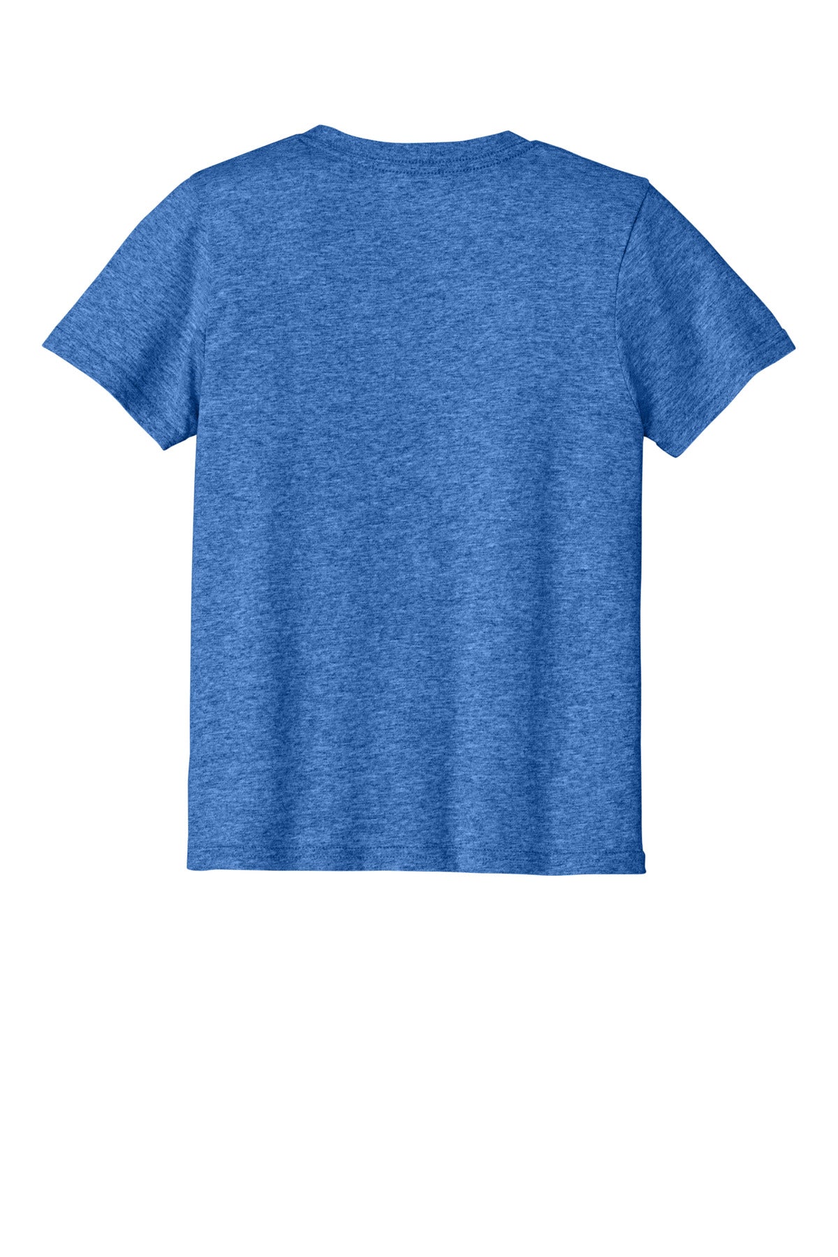 Rear View of HthrRoyal Port & Co Youth Easy Cotton Tee PC43Y