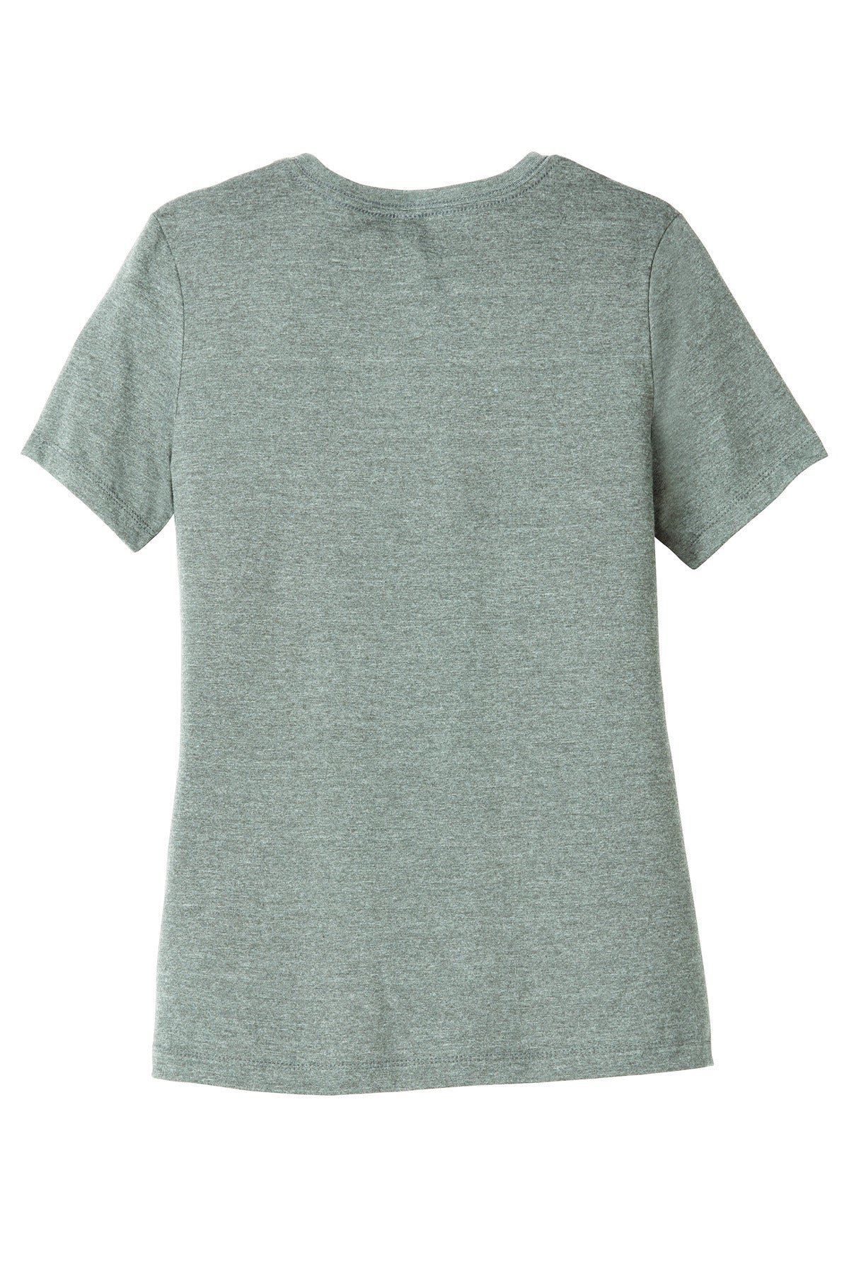 Rear View of HthrSage BELLA+CANVAS Women's Relaxed CVC Tee BC6400CVC