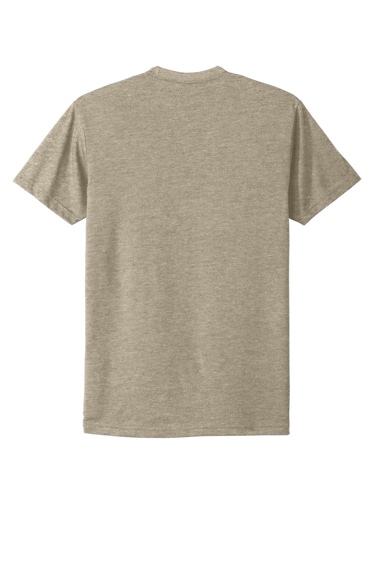 Rear View of HthrTan Next Level Apparel Adult CVC Tee. NL6210