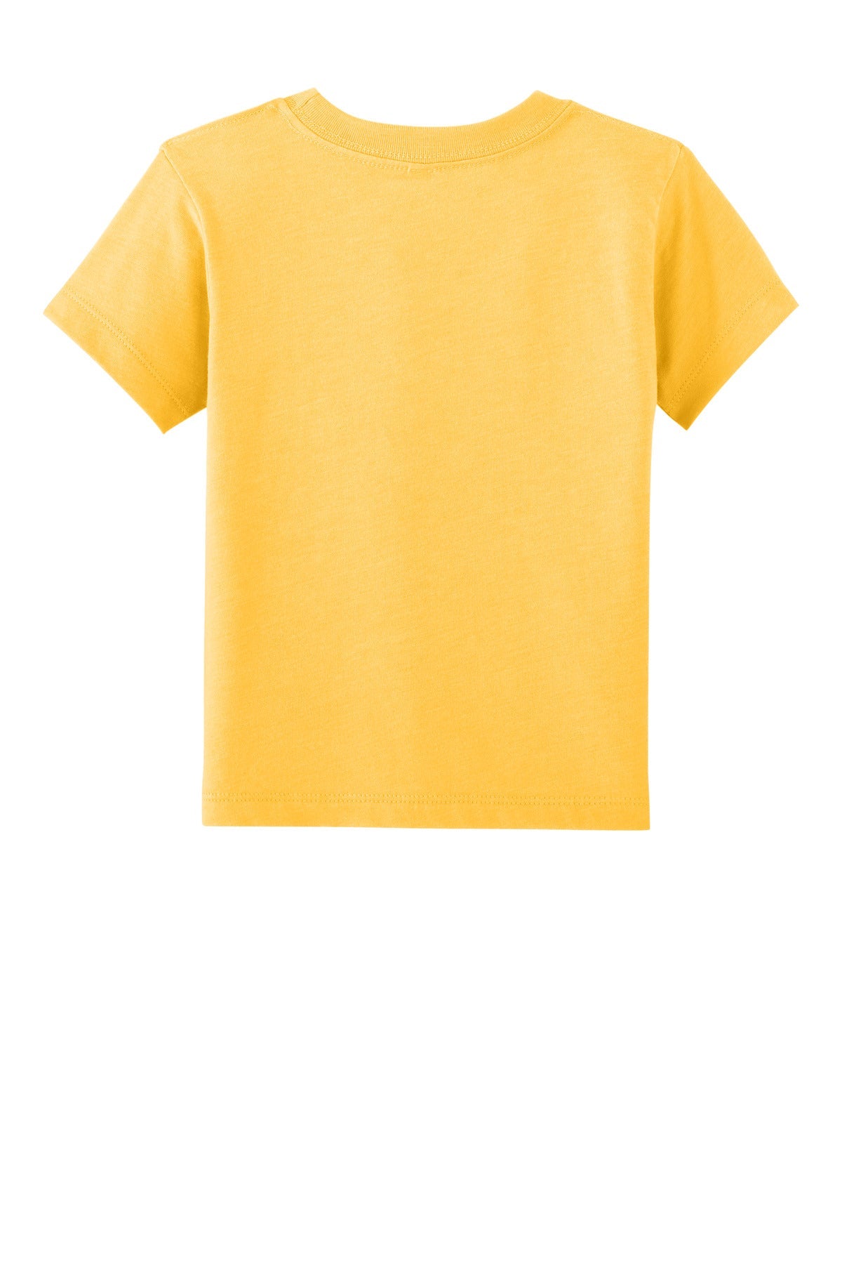 Rear View of HthYlwGold BELLA+CANVAS Toddler Short Sleeve Tee BC3001T
