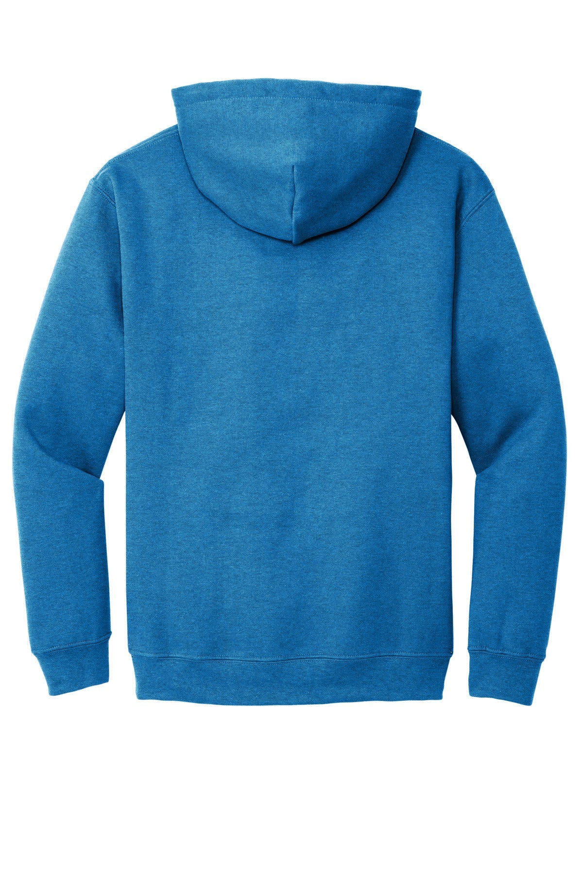 Rear View of HtrDpRoyal Gildan - Heavy Blend Hooded Sweatshirt. 18500