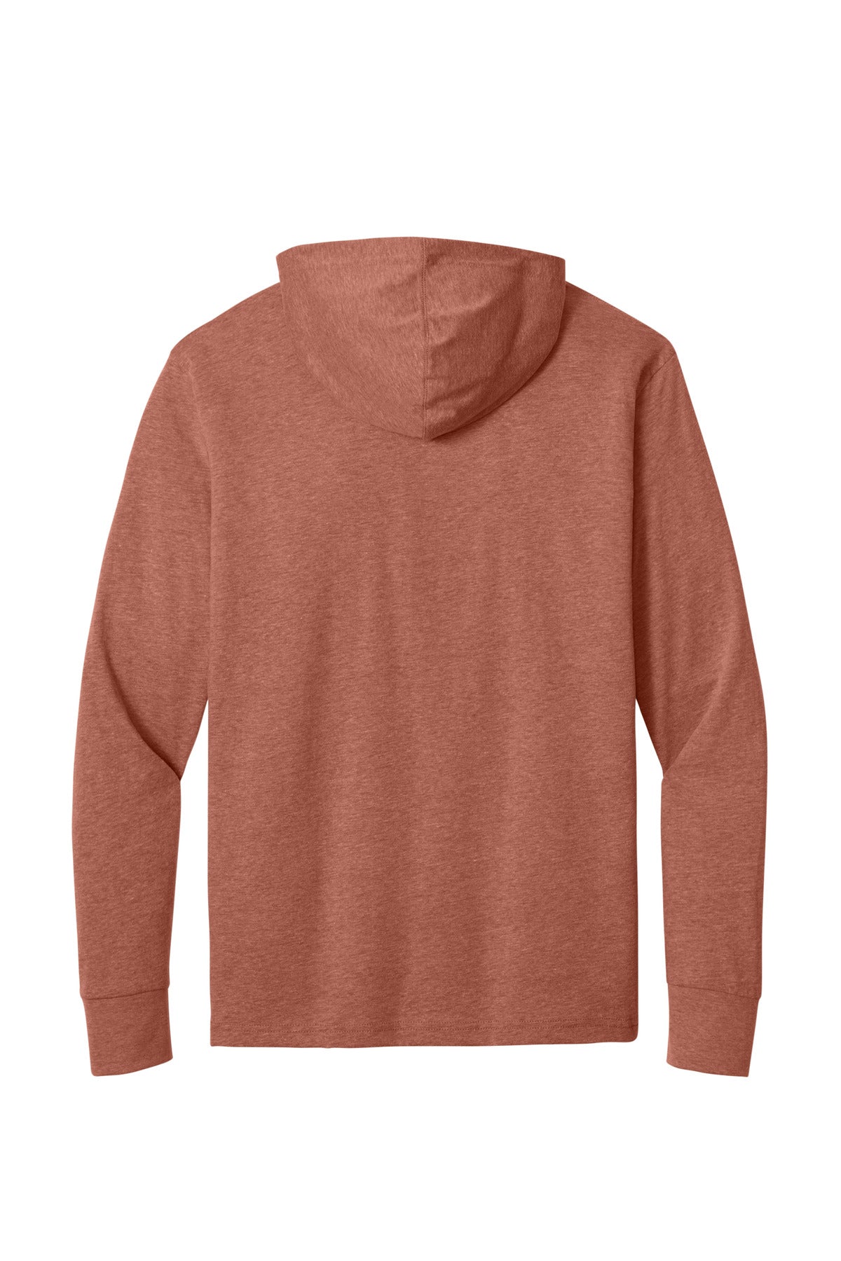 Rear View of HtRedwood Next Level Apparel CVC Long Sleeve Hoodie NL6221