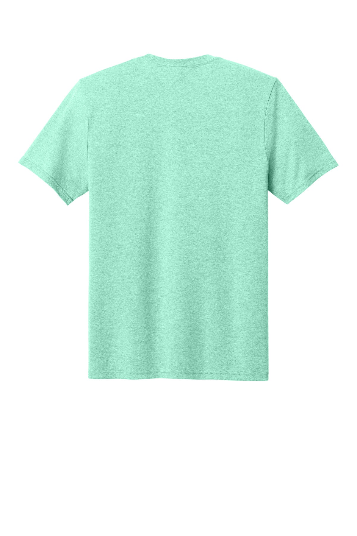 Rear View of HtrJadeite Port & Co Tri-Blend Tee. PC330