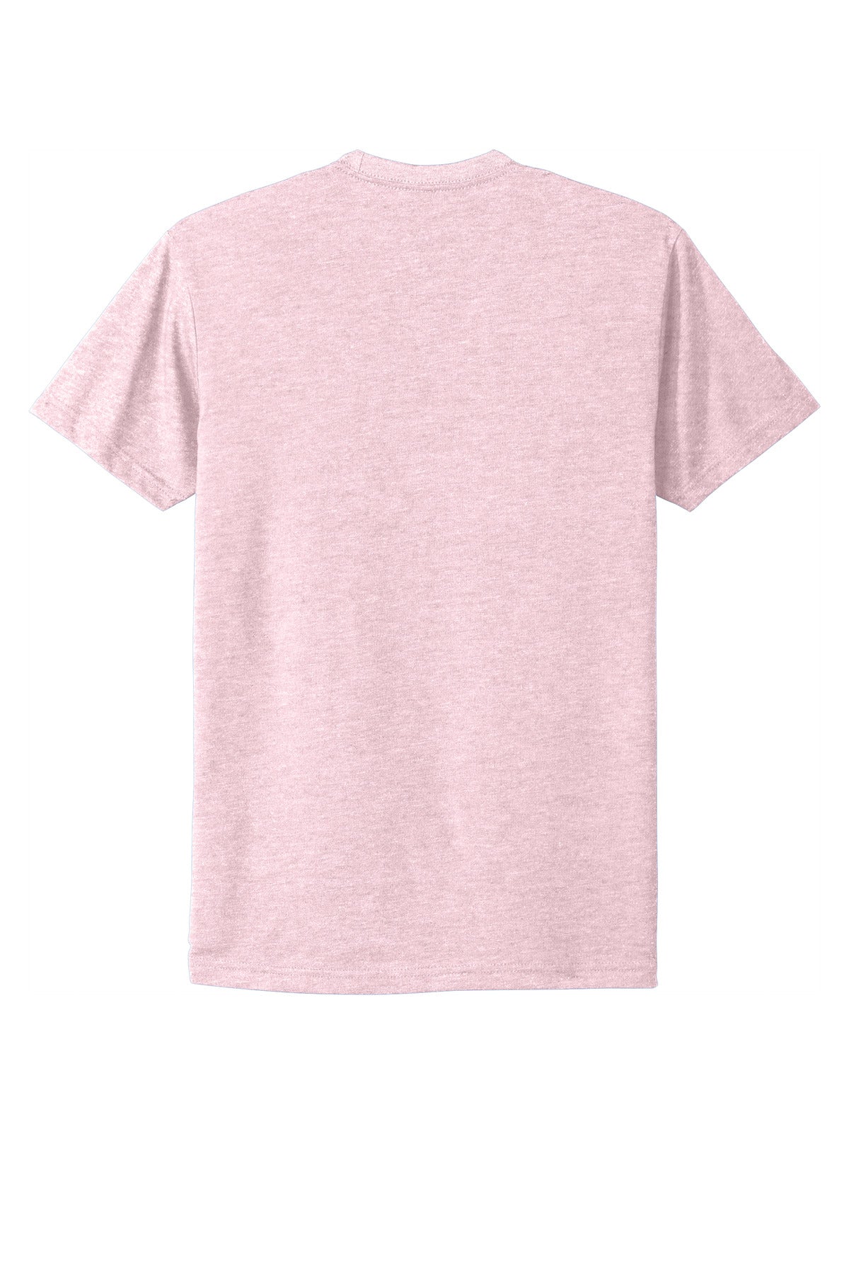 Rear View of HtrLtPnk Next Level Apparel Adult CVC Tee. NL6210