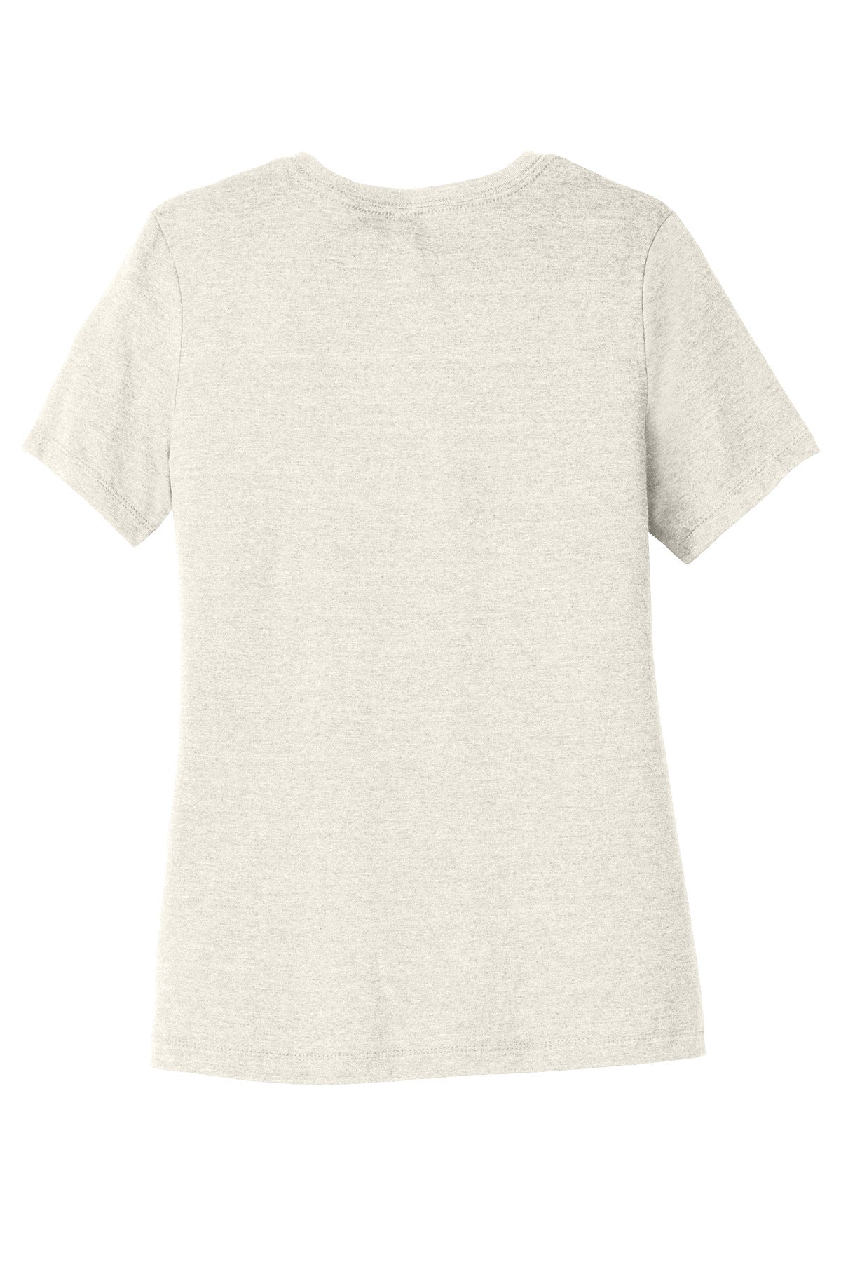 Rear View of HtrNatural BELLA+CANVAS Women's Relaxed CVC Tee BC6400CVC