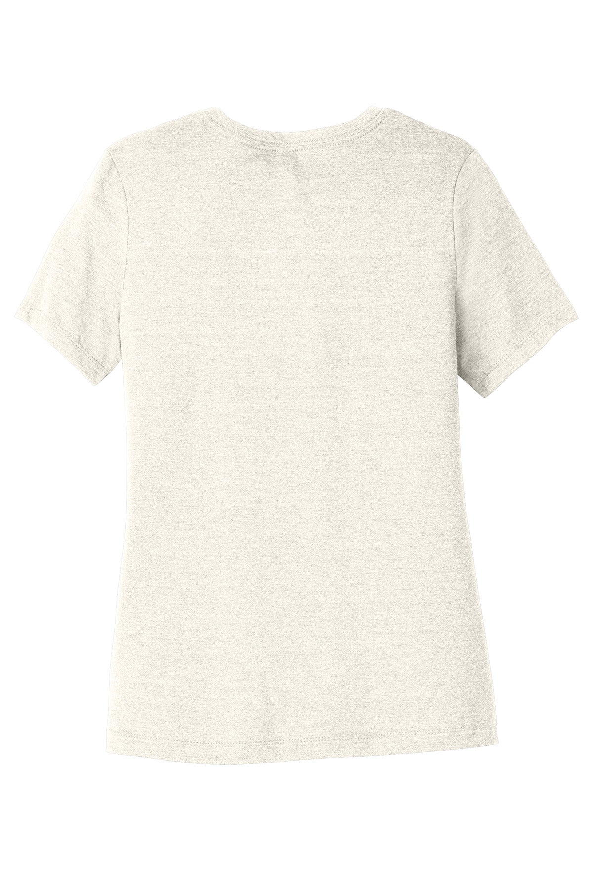 Rear View of HtrNatural BELLA+CANVAS Women's Relaxed CVC Tee BC6400CVC