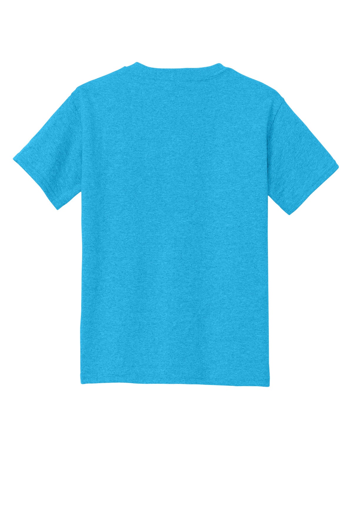 Rear View of HtSapphire Gildan - Youth Heavy Cotton 100% Cotton T-Shirt. 5000B