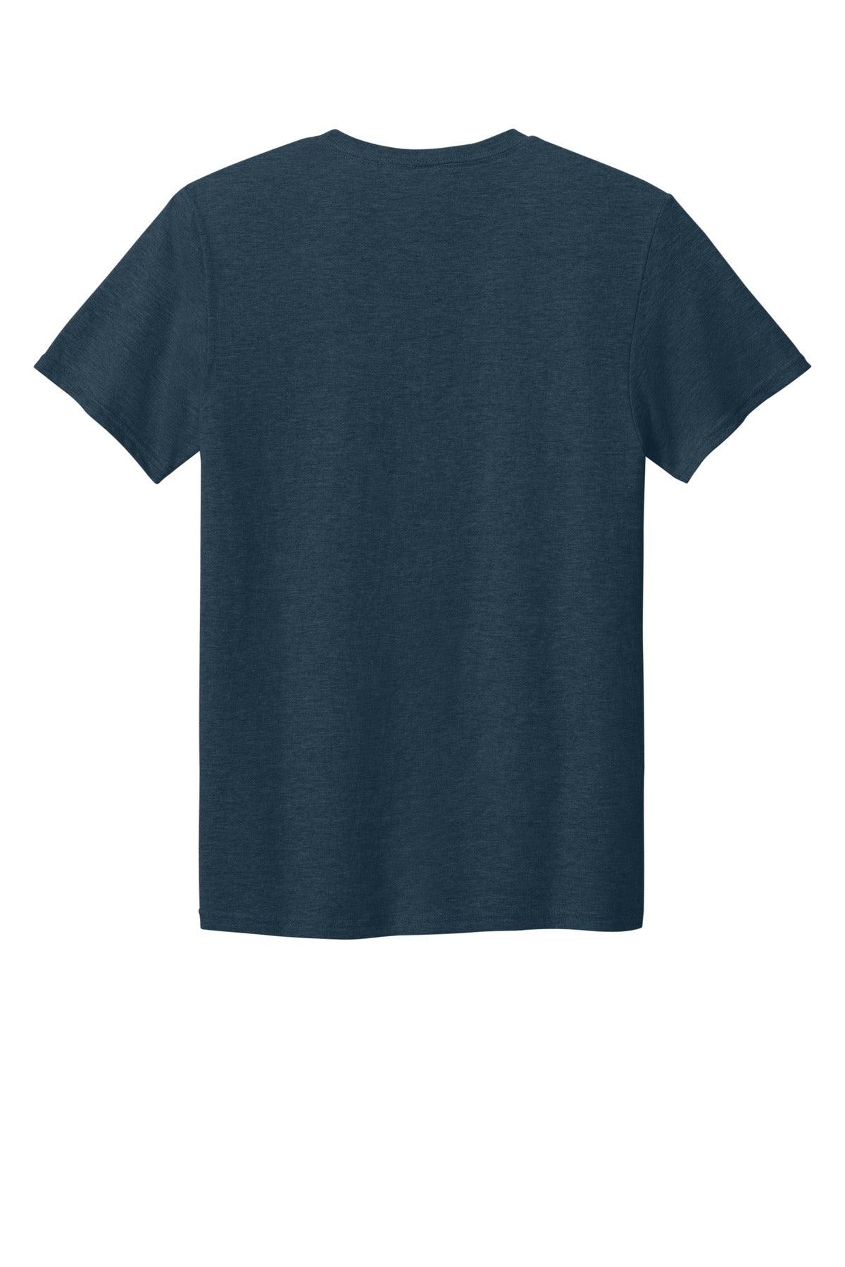 Rear View of IndigoHtr Jerzees Premium Blend Ring Spun T-Shirt 560M