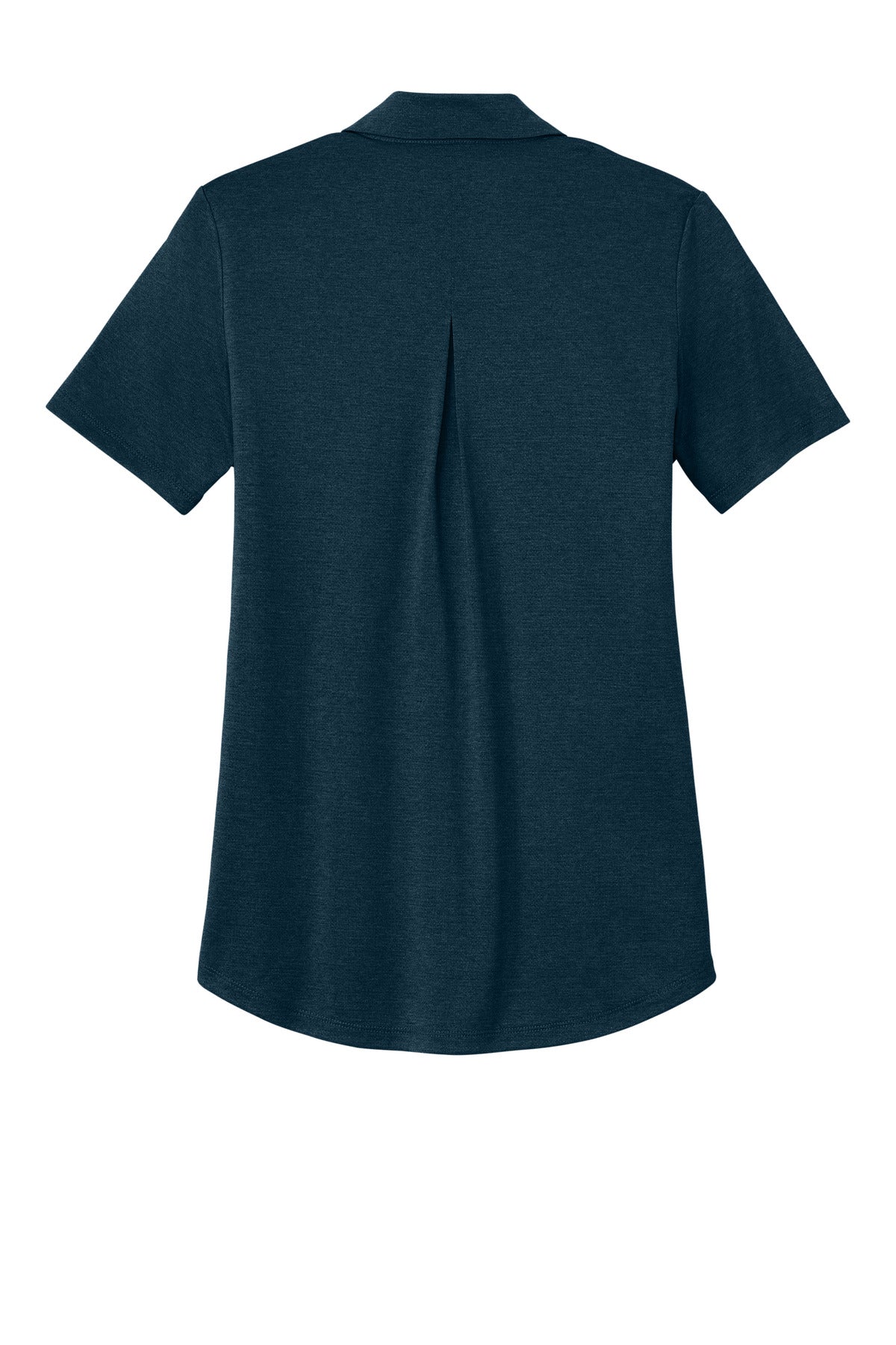 Rear View of InsigBlHtr Mercer+Mettle Women's Recharge Jersey Polo MM1021