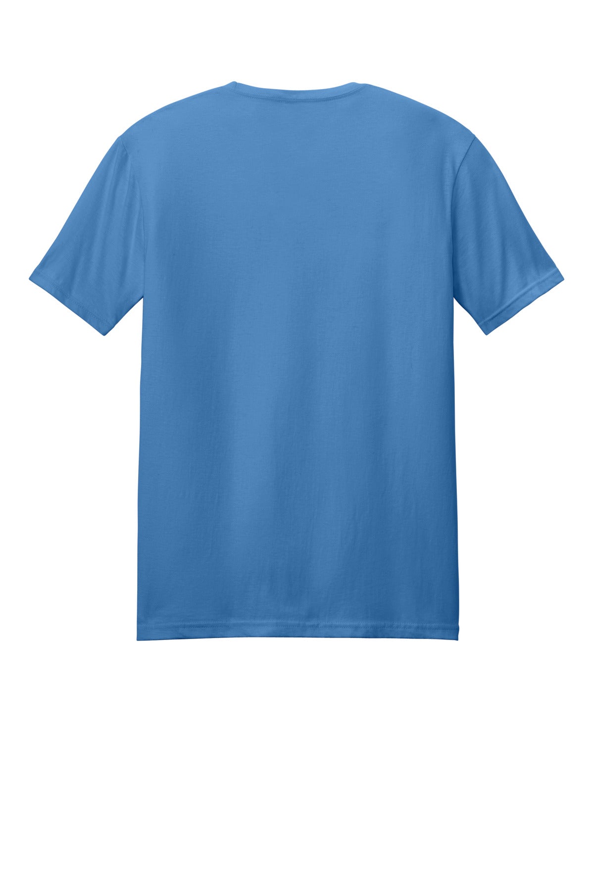 Rear View of Iris Gildan Softstyle T-Shirt. 64000