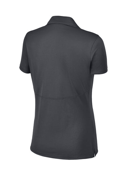 Rear View of Iron Grey Sport-Tek Women's Micropique Sport-Wick Polo. LST650