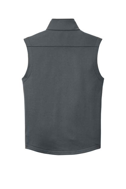 Rear View of IronGate Eddie Bauer Smooth Mid Layer Fleece Vest EB2560