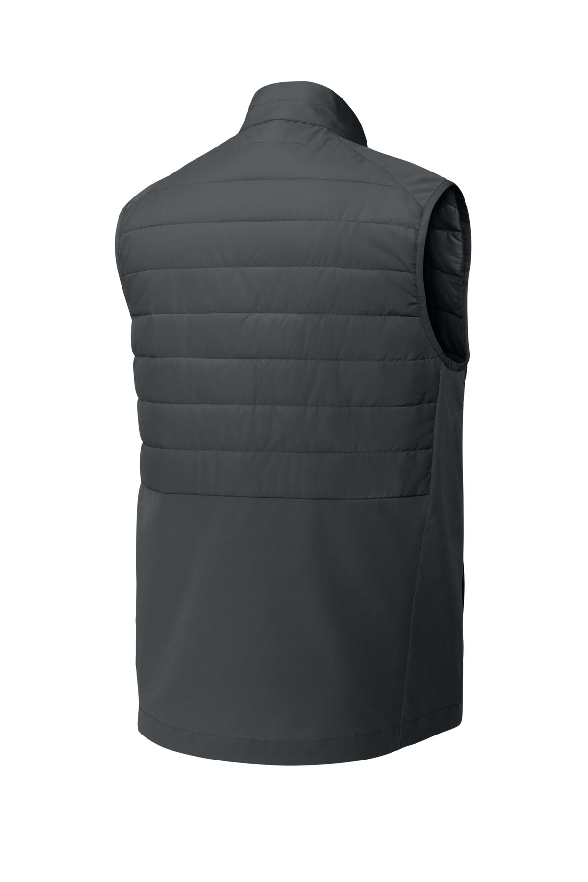 Rear View of IronGrey Sport-Tek Teknical Hybrid Vest ST941