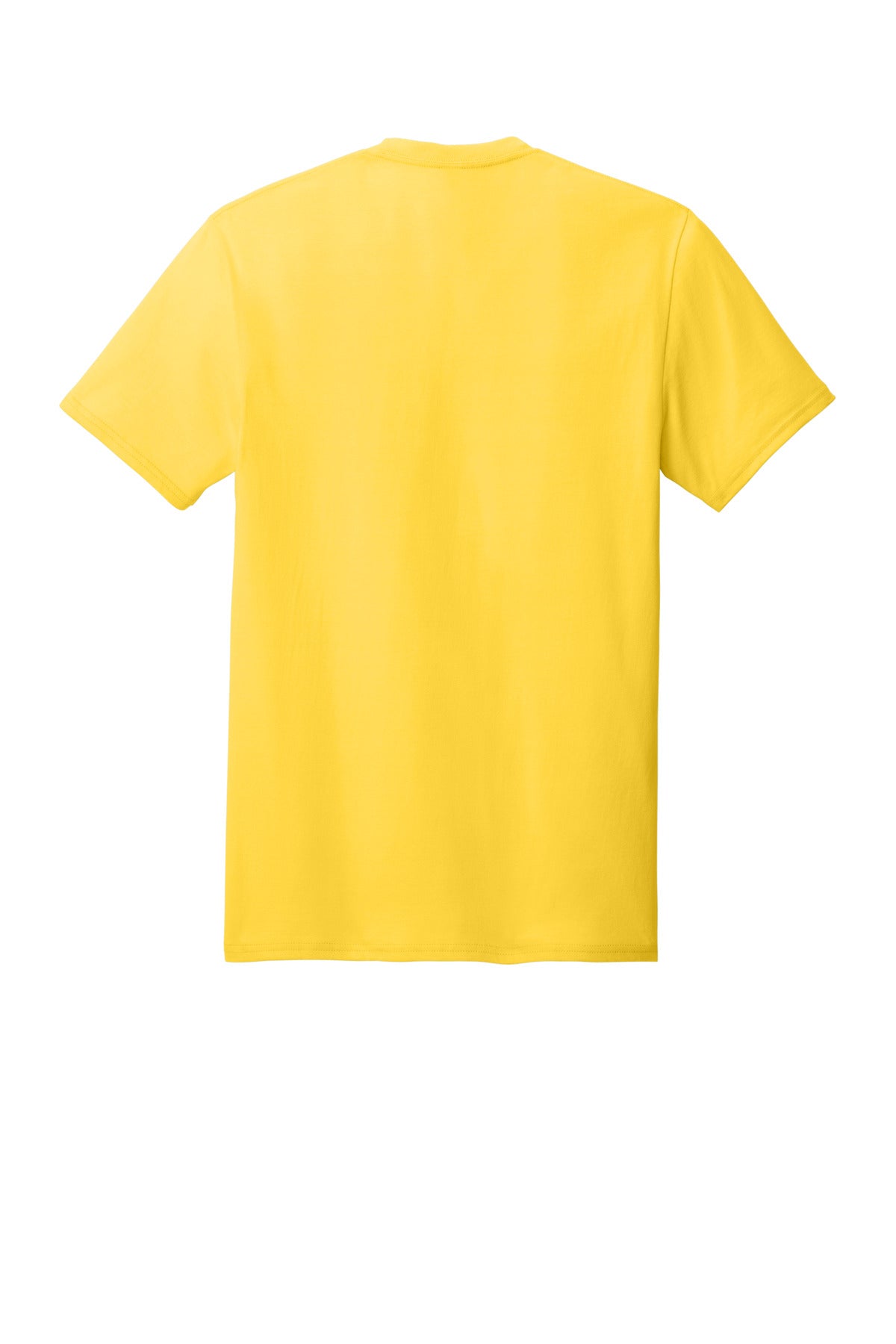 Rear View of IslandYllw Jerzees Ultimate Unisex Ring Spun T-Shirt IC46M