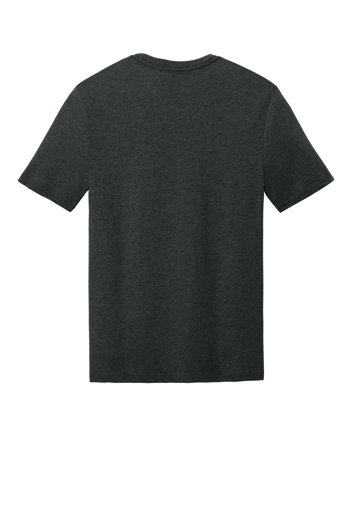 Rear View of JetBlackHt District Perfect Weight CVC Tee DT184