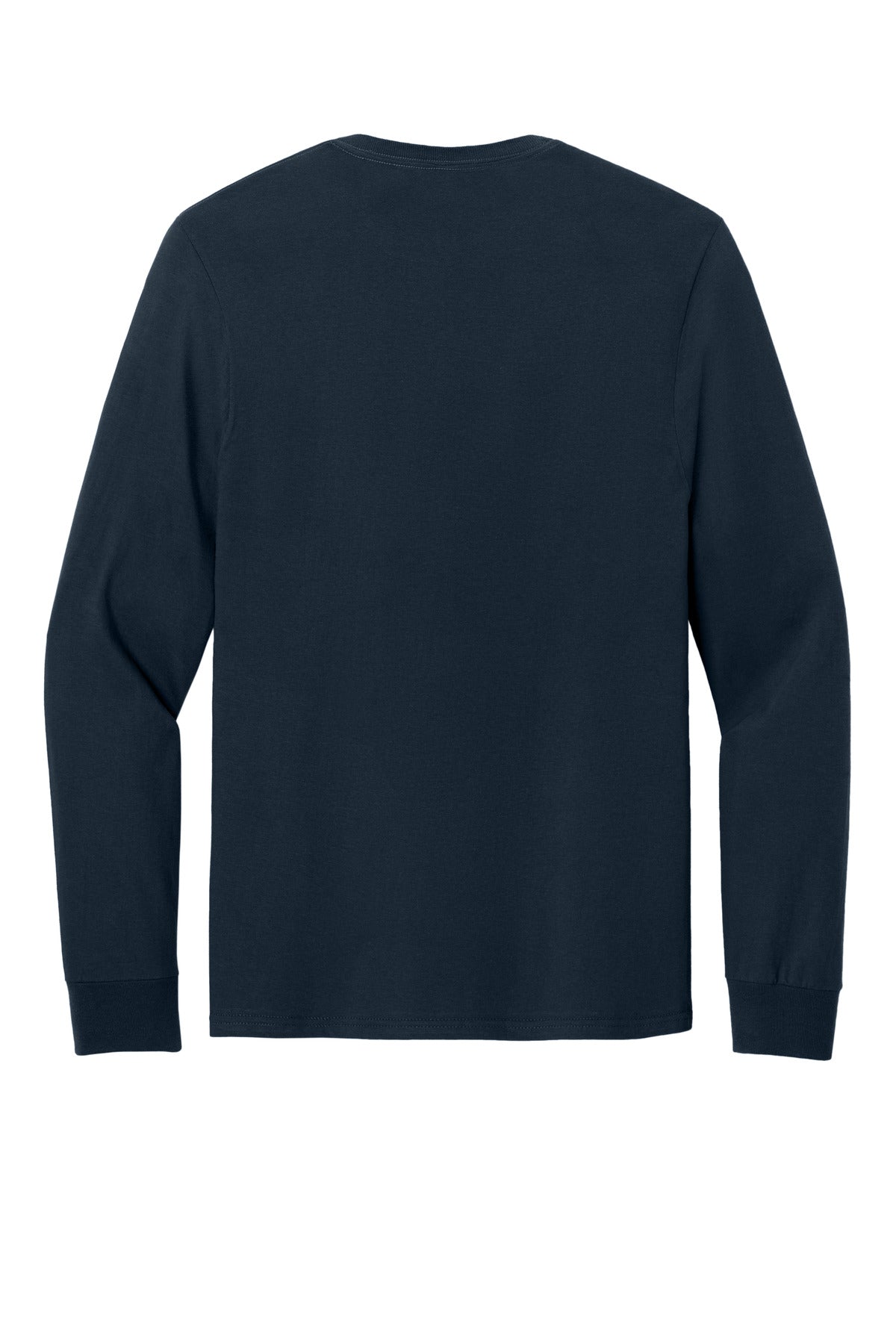Rear View of JNavy Jerzees Ultimate Unisex Ring Spun Long Sleeve T-Shirt IC46L