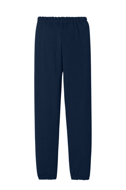 Rear View of JNavy Jerzees Youth NuBlend Sweatpant 973B