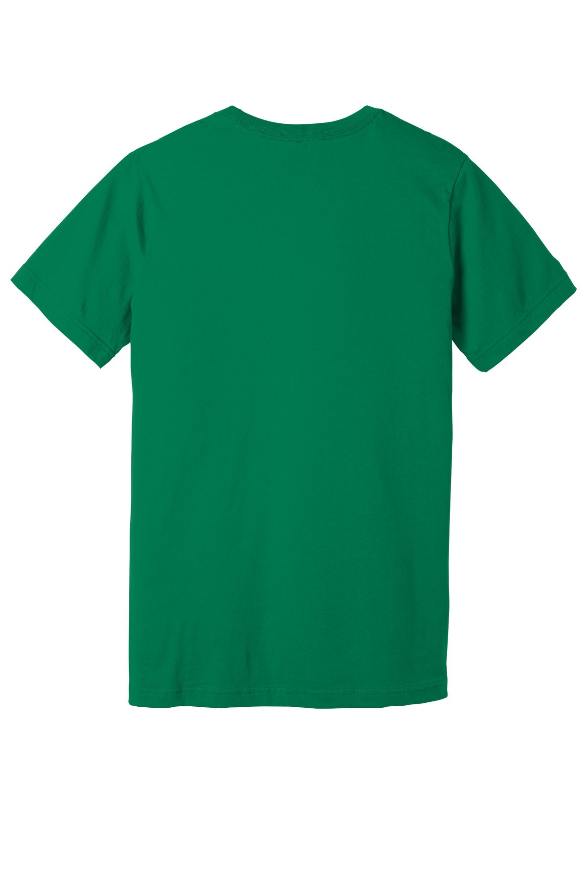 Rear View of Kelly BELLA+CANVAS Unisex Jersey Short Sleeve Tee. BC3001