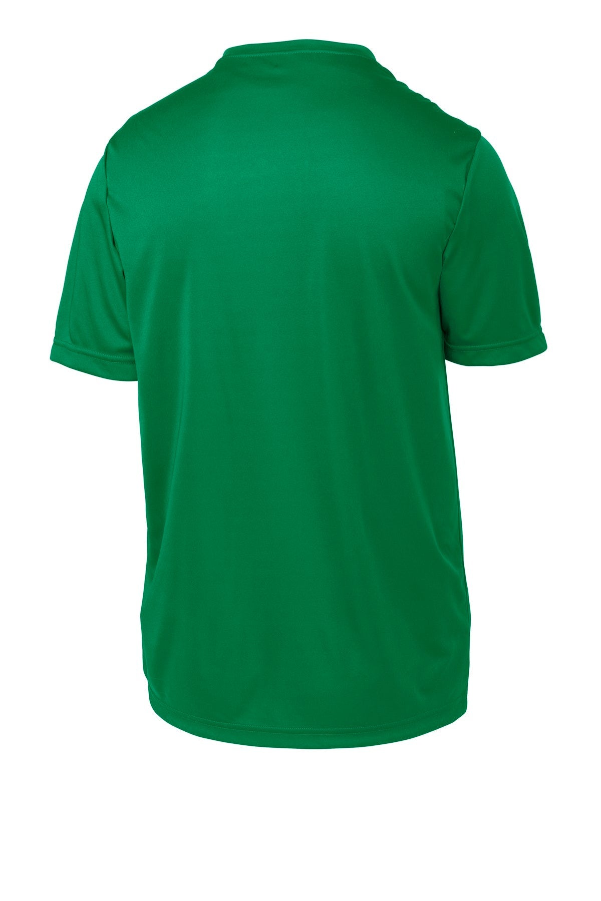 Rear View of Kelly Green Sport-Tek Youth PosiCharge Competitor Tee. YST350